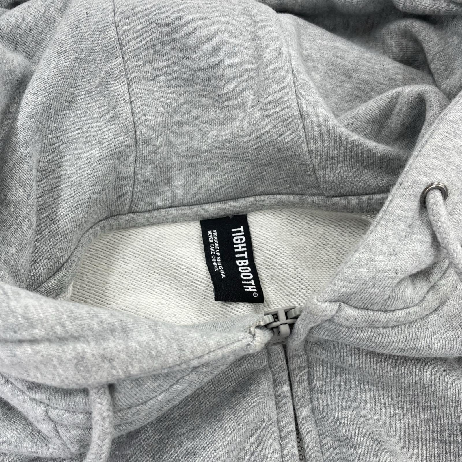 パーカー PYRAMID ZIP HOODIE XL GRY グレー