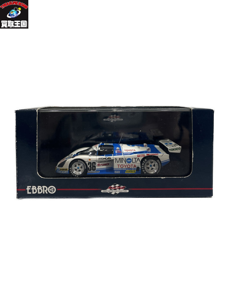 エブロ 1/43 ミノルタ トヨタ 88C 1988 スケールカー