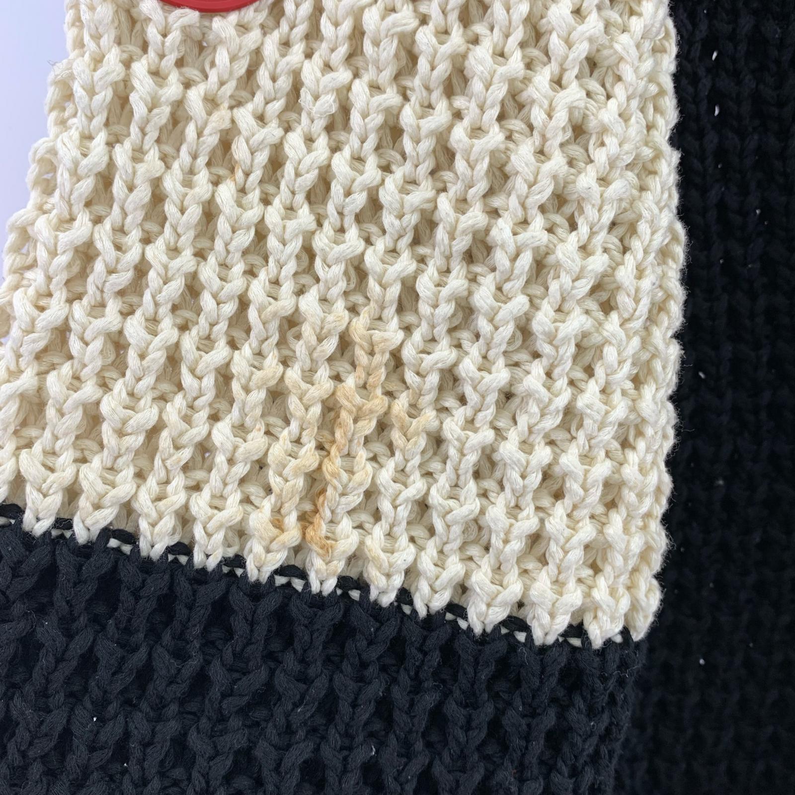 ニット WAFFLE KNIT S ブラック