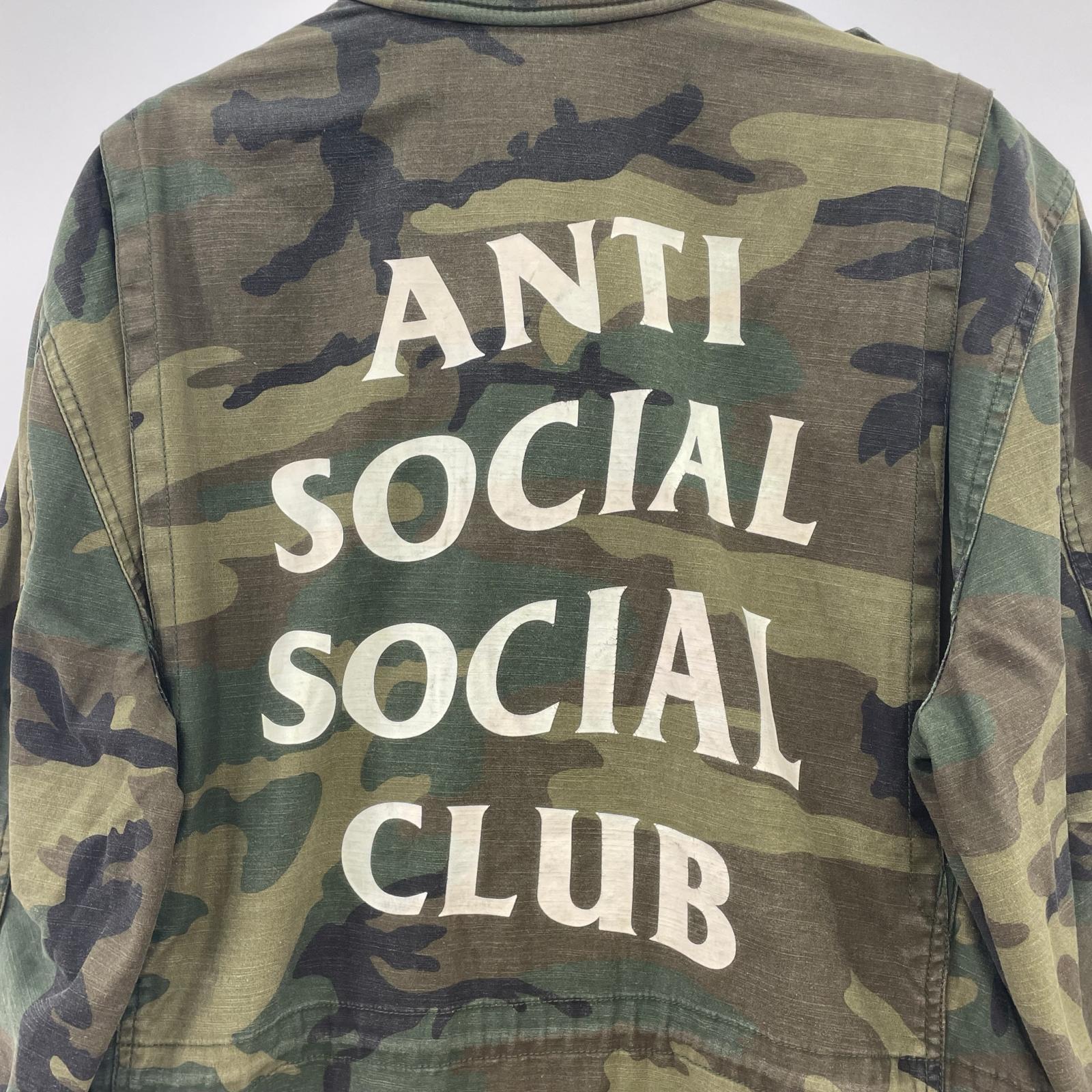 ミリタリージャケット ANTI SOCIAL CLUB M-65 M/R M
