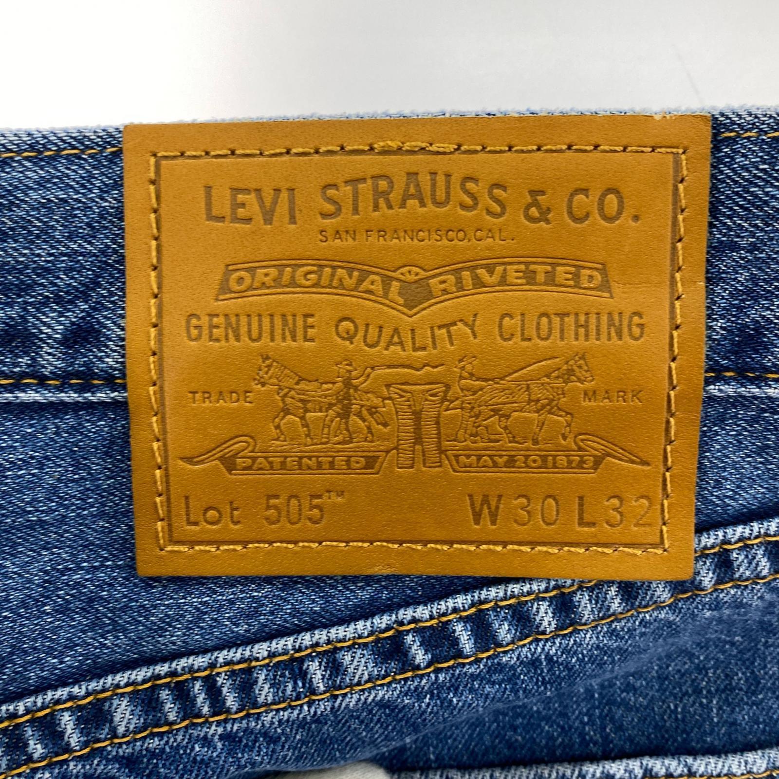 パンツ PREMIUM 赤耳 505 BIGE ブルー