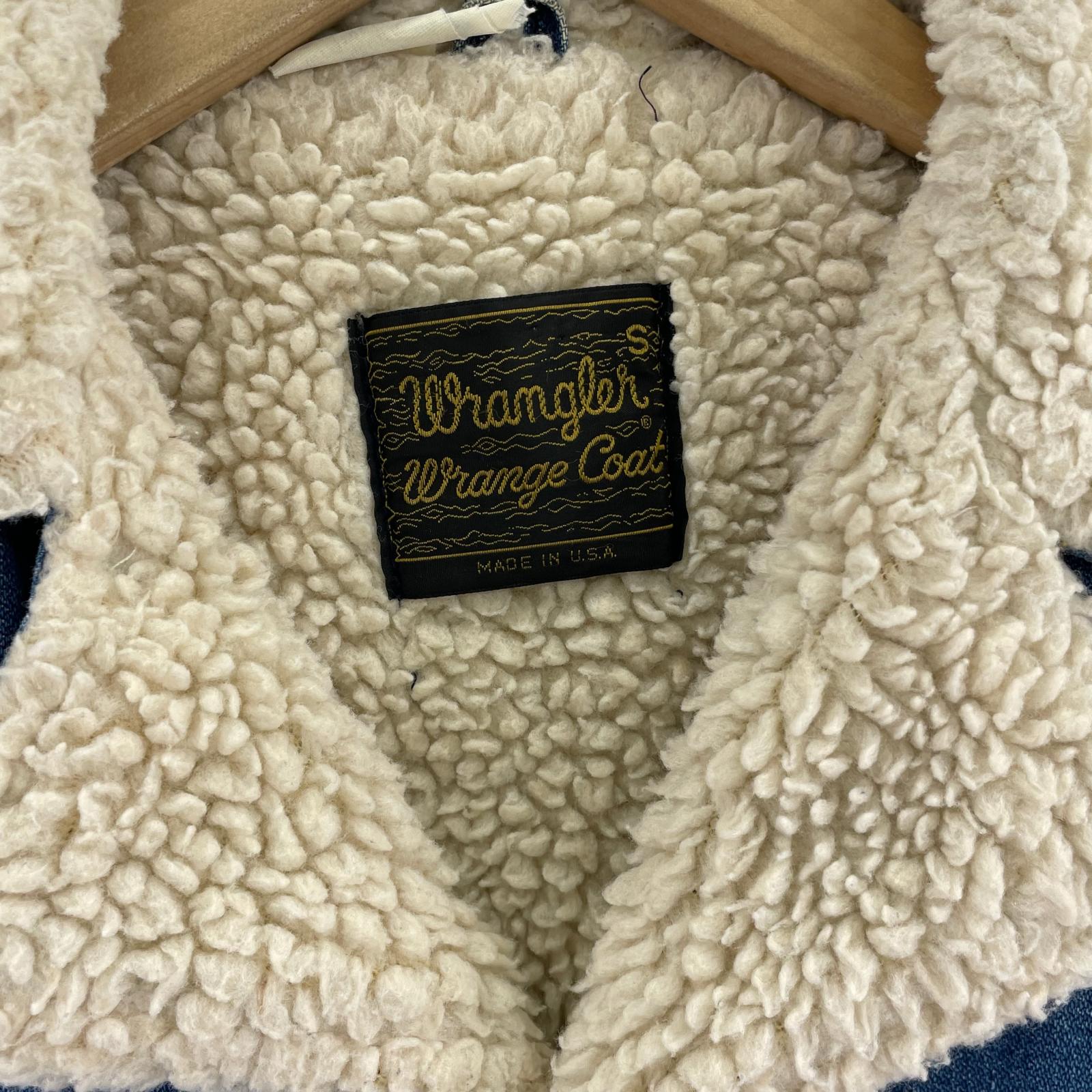 デニムジャケット Wrangler USA製 ﾎﾞｱﾃﾞﾆﾑｼﾞｬｹｯﾄ S ブルー