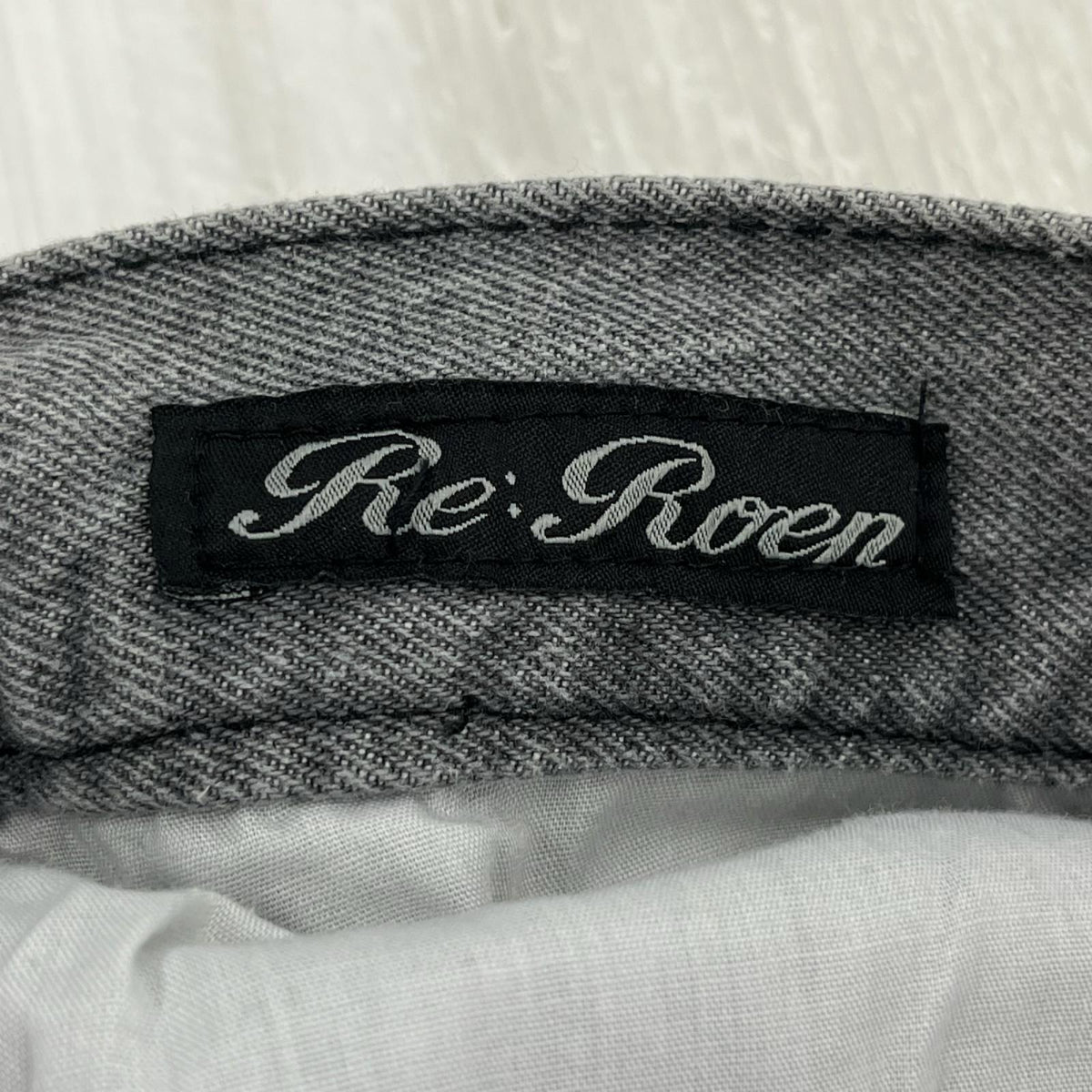 デニムパンツ ｽｶﾙ刺繍/ｸﾞﾚｰ グレー