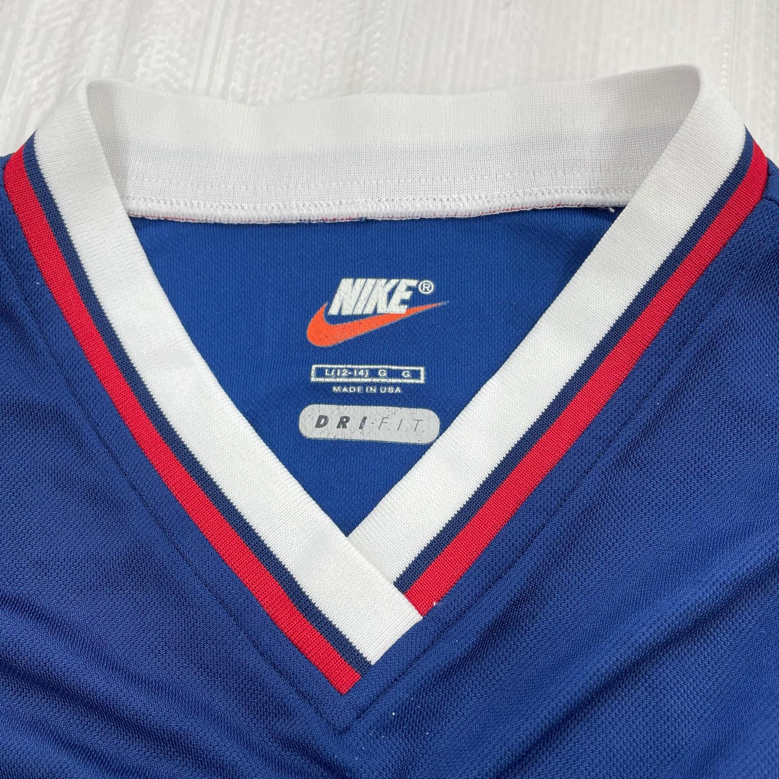半袖Ｔシャツ NIKE 00s usa製 アメリカ代表 ゲームシャツ sizeL L