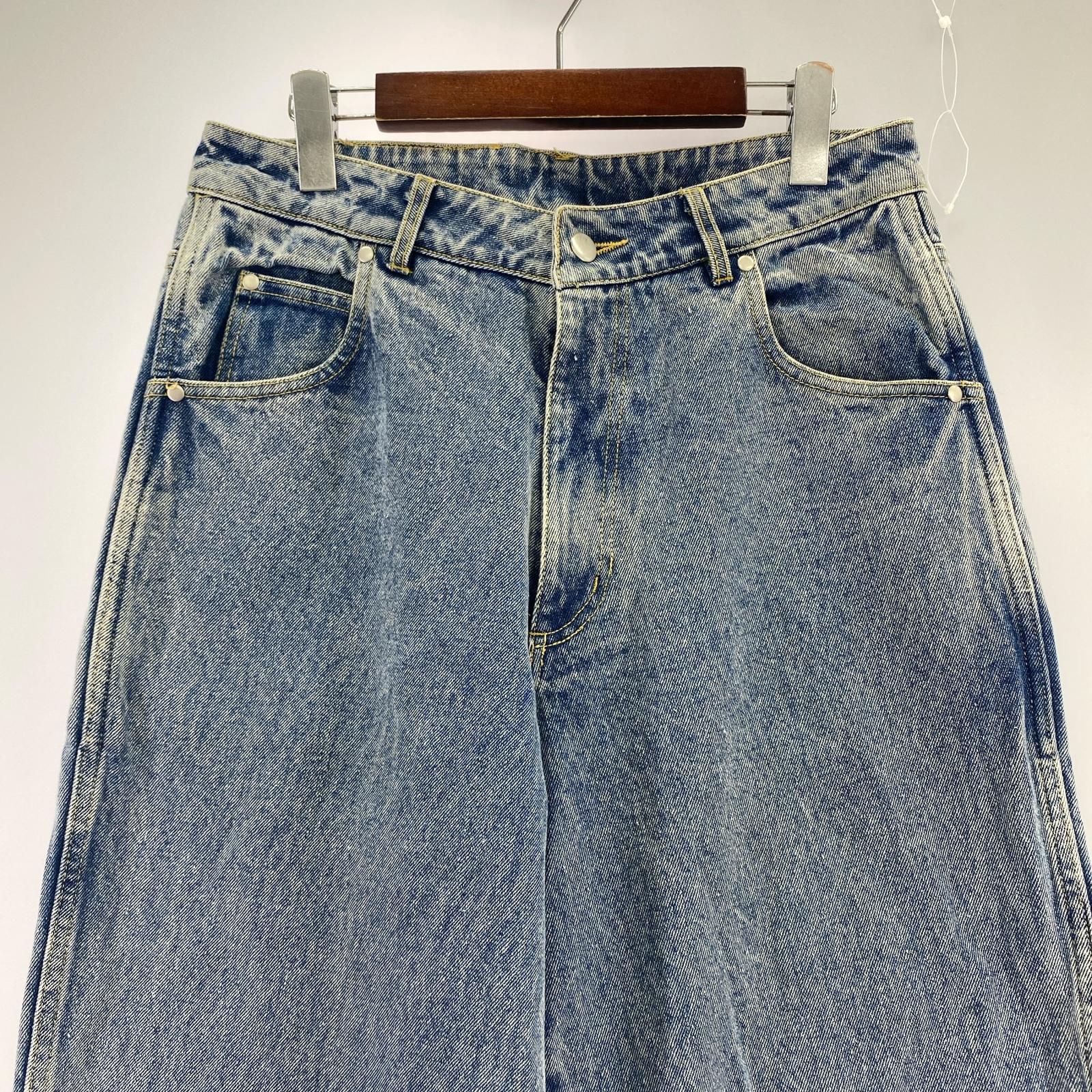 デニムパンツ WISM W30 30 ブルー