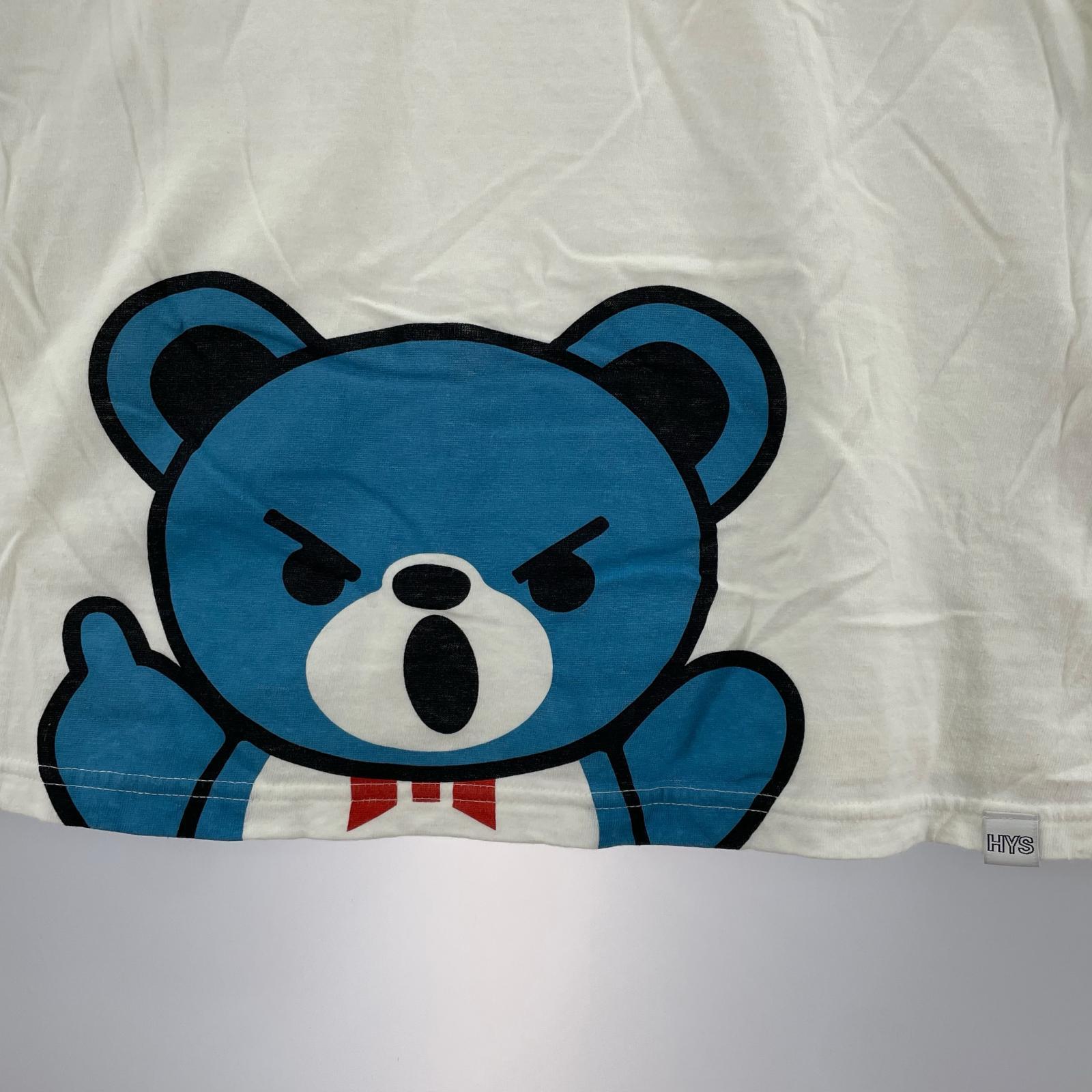 半袖Ｔシャツ ヒスベア バックプリント 白 (XL) ホワイト