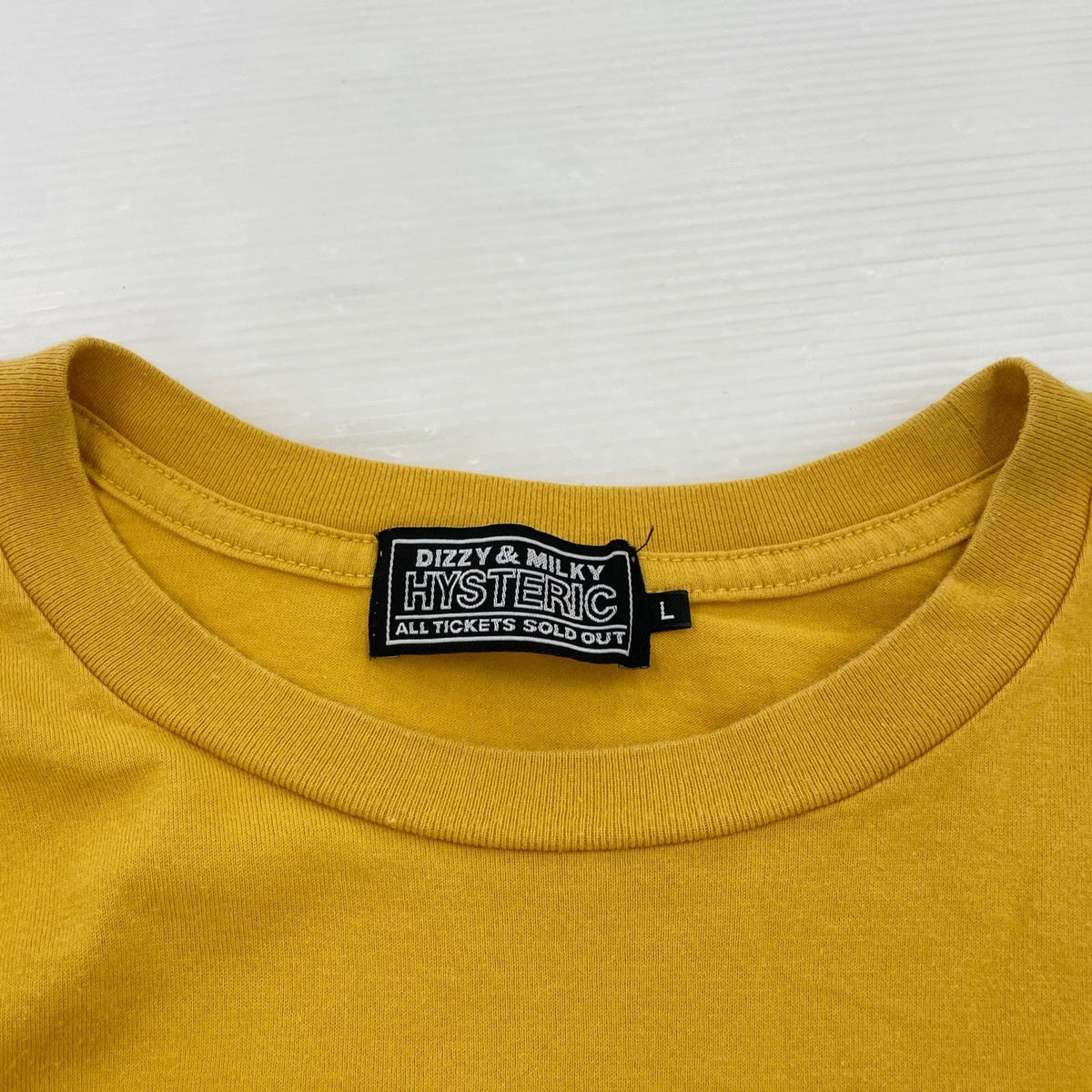 半袖Ｔシャツ SOUND&VISION 黄 (L) L イエロー