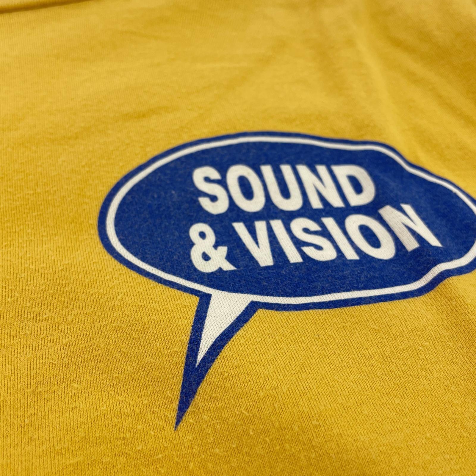 半袖Ｔシャツ SOUND&VISION 黄 (L) L イエロー