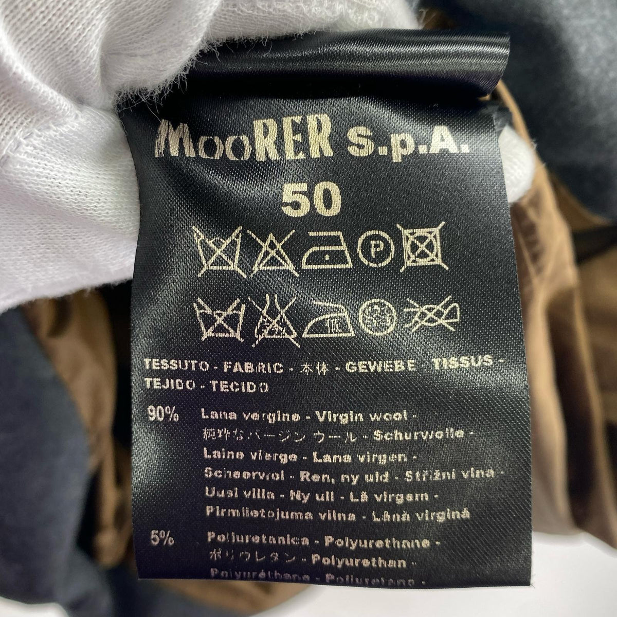 ダウンジャケット MOORER ダウンジャケット 50 グレー
