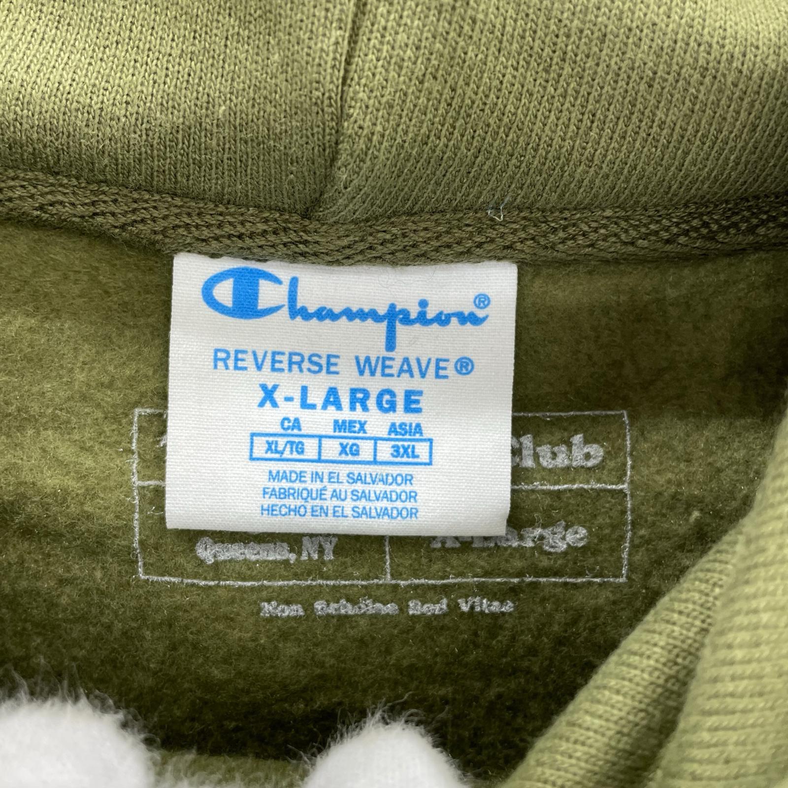 パーカー The Almeda Club MONOCHROME LOGO HOODIE 3XL ｵﾘｰﾌﾞ グリーン