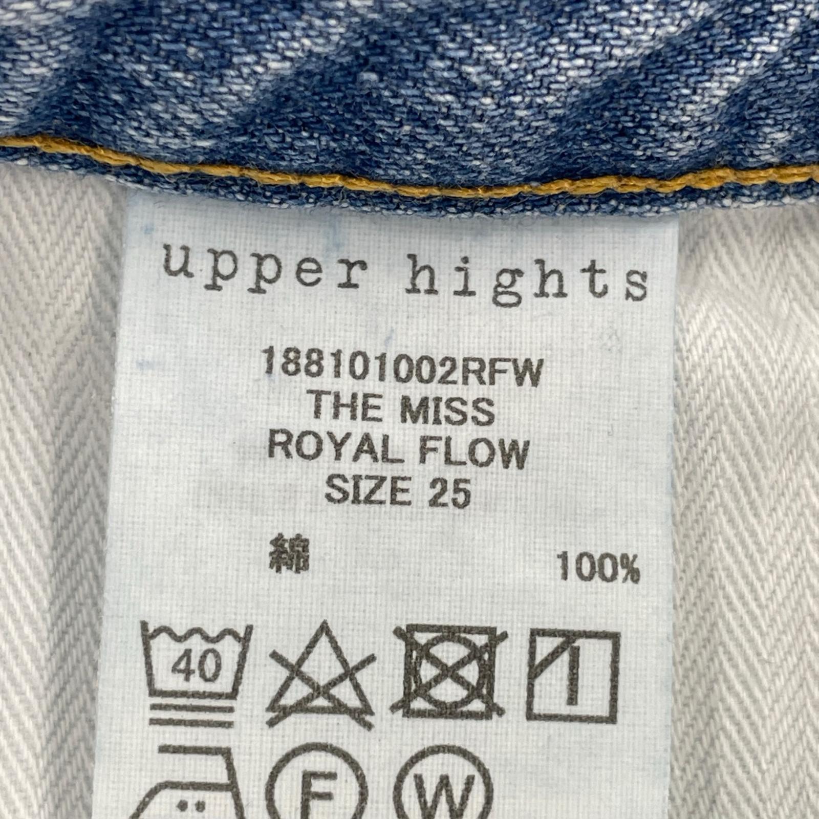 デニムパンツ upper hights THE MISS/size:25 25 ブルー