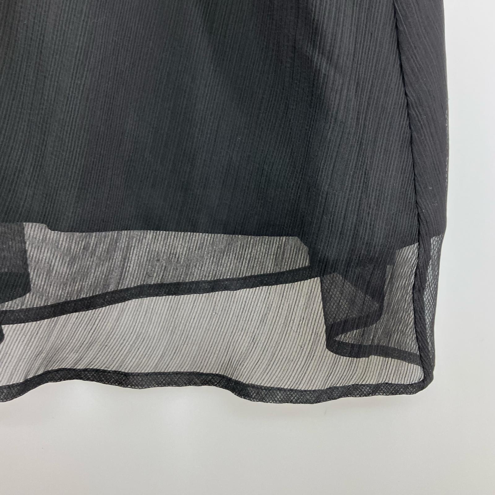 ワンピース BACK SIDE OPEN CURTAIN DRESS/黒 M ブラック