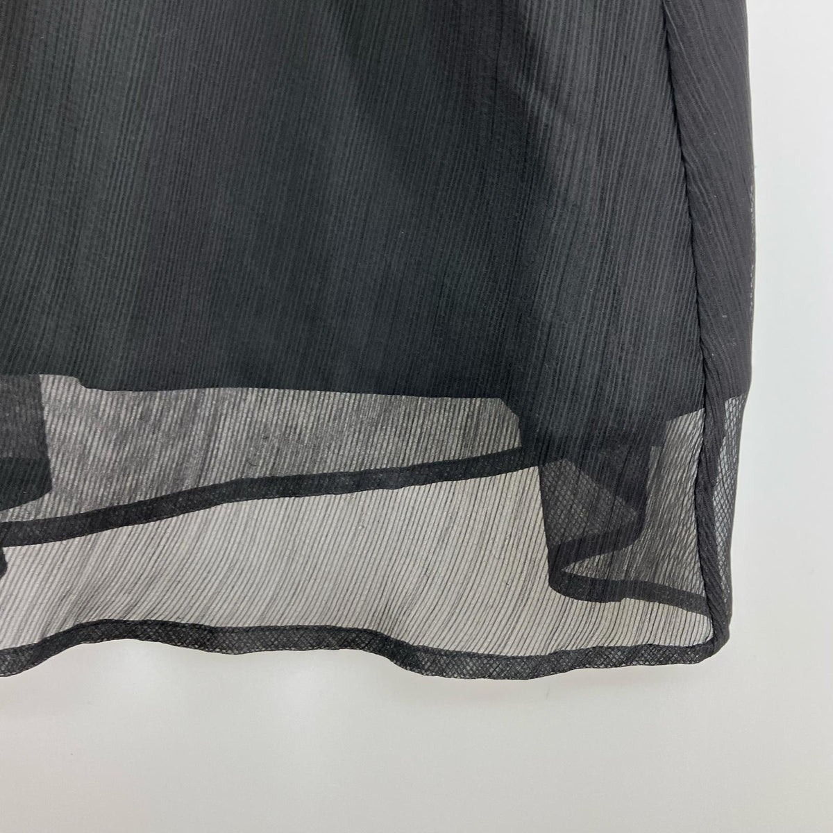 ワンピース BACK SIDE OPEN CURTAIN DRESS/黒 M ブラック
