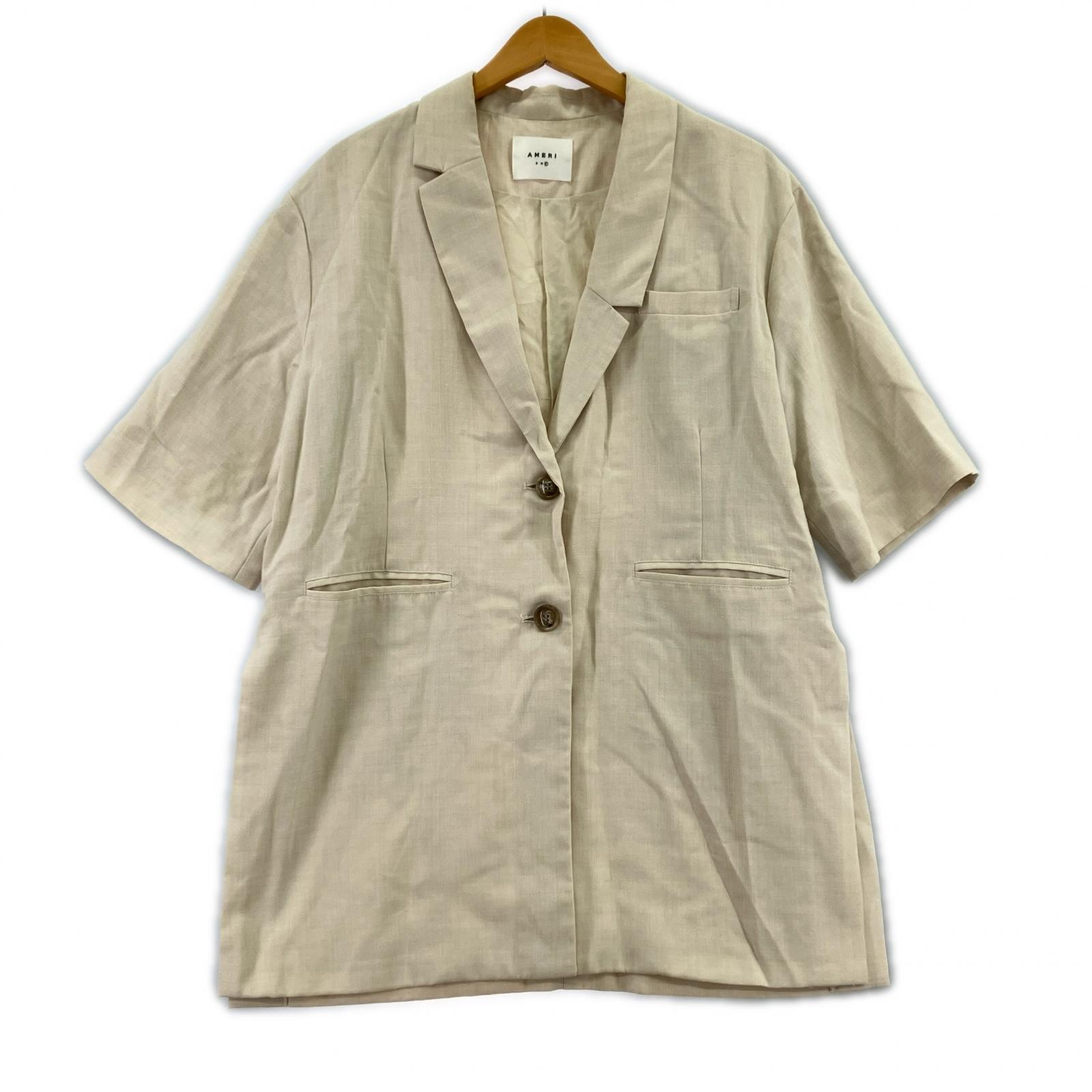 ジャケット LIGHT HALF SLEEVE SHIRT JACKET フリー ベージュ