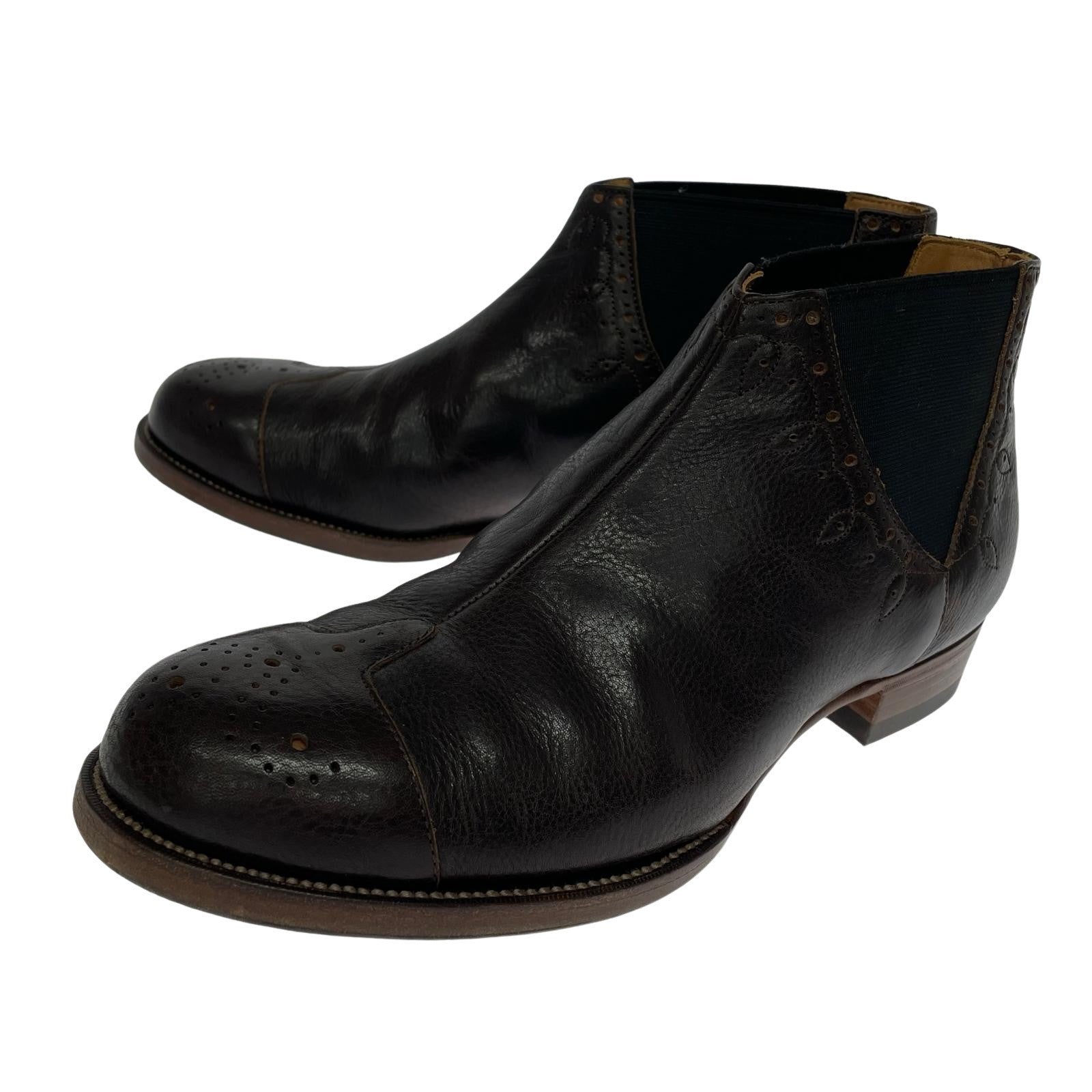 ブーツ The 2 Monkeys ELASTO（US7.5） ブラウン