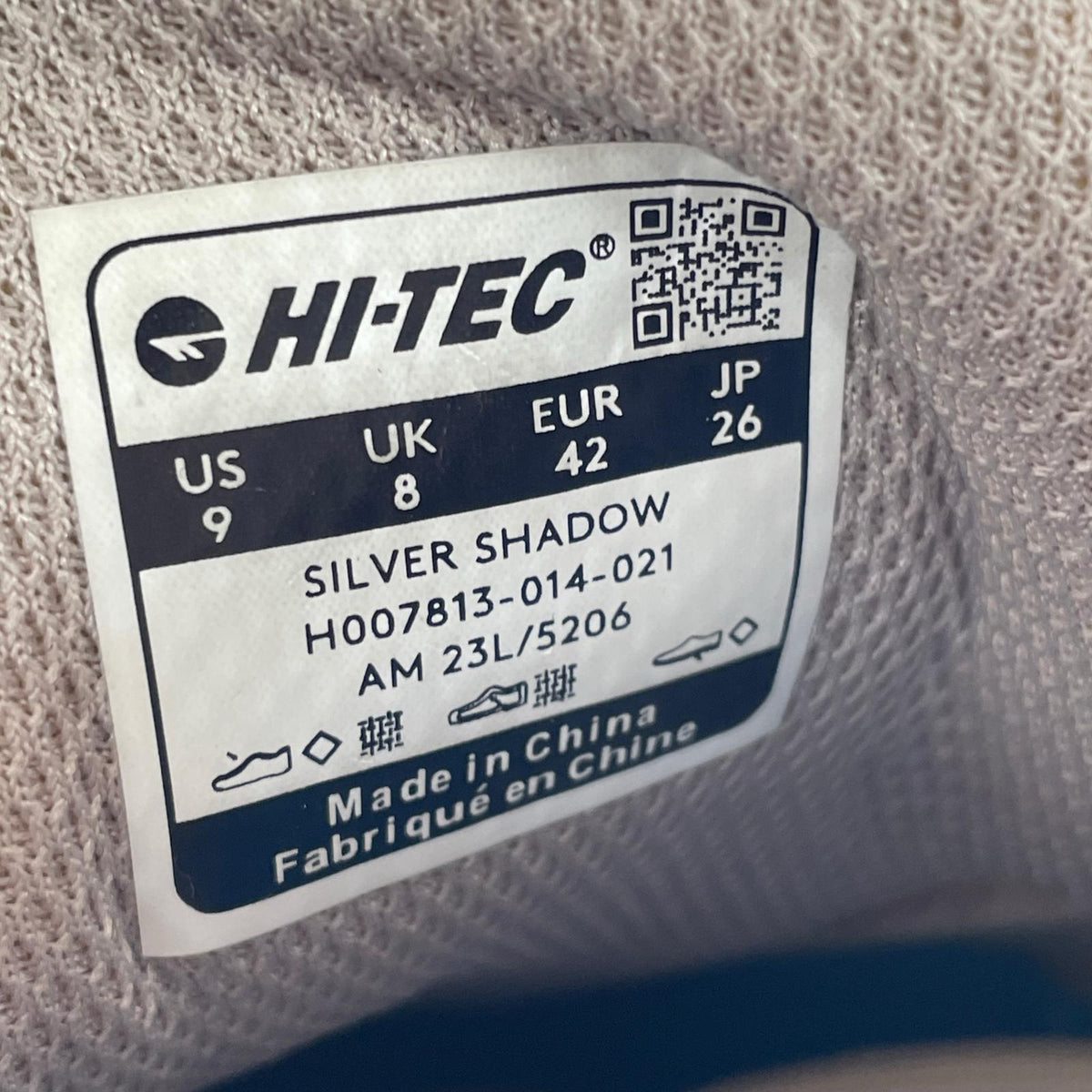 スニーカー HI-TEC ローカットスニーカー (26) 26cm (US8 UK7 1/2 EU42) ベージュ