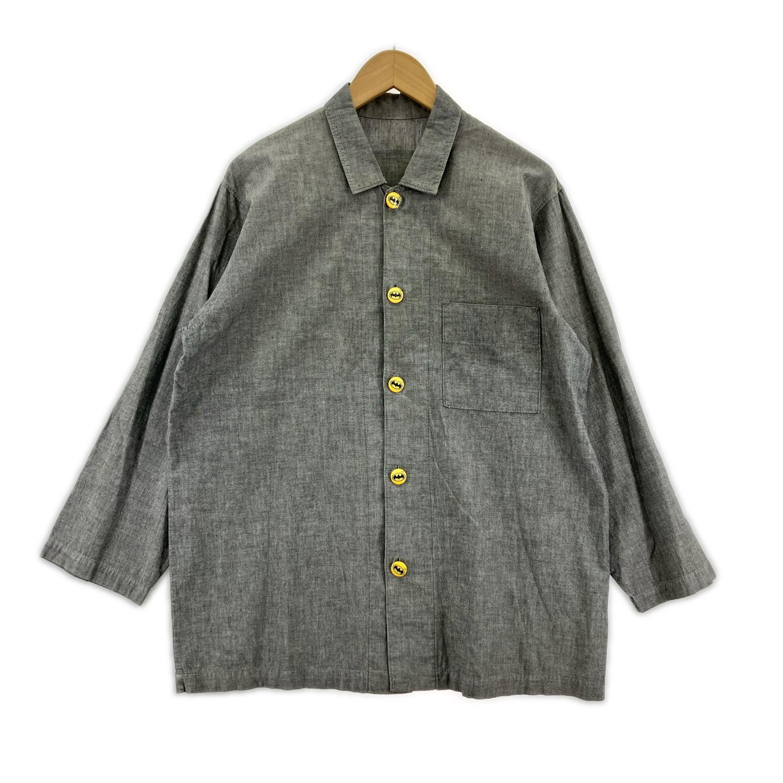 長袖シャツ 80s バットマン グレー (M-L) グレー