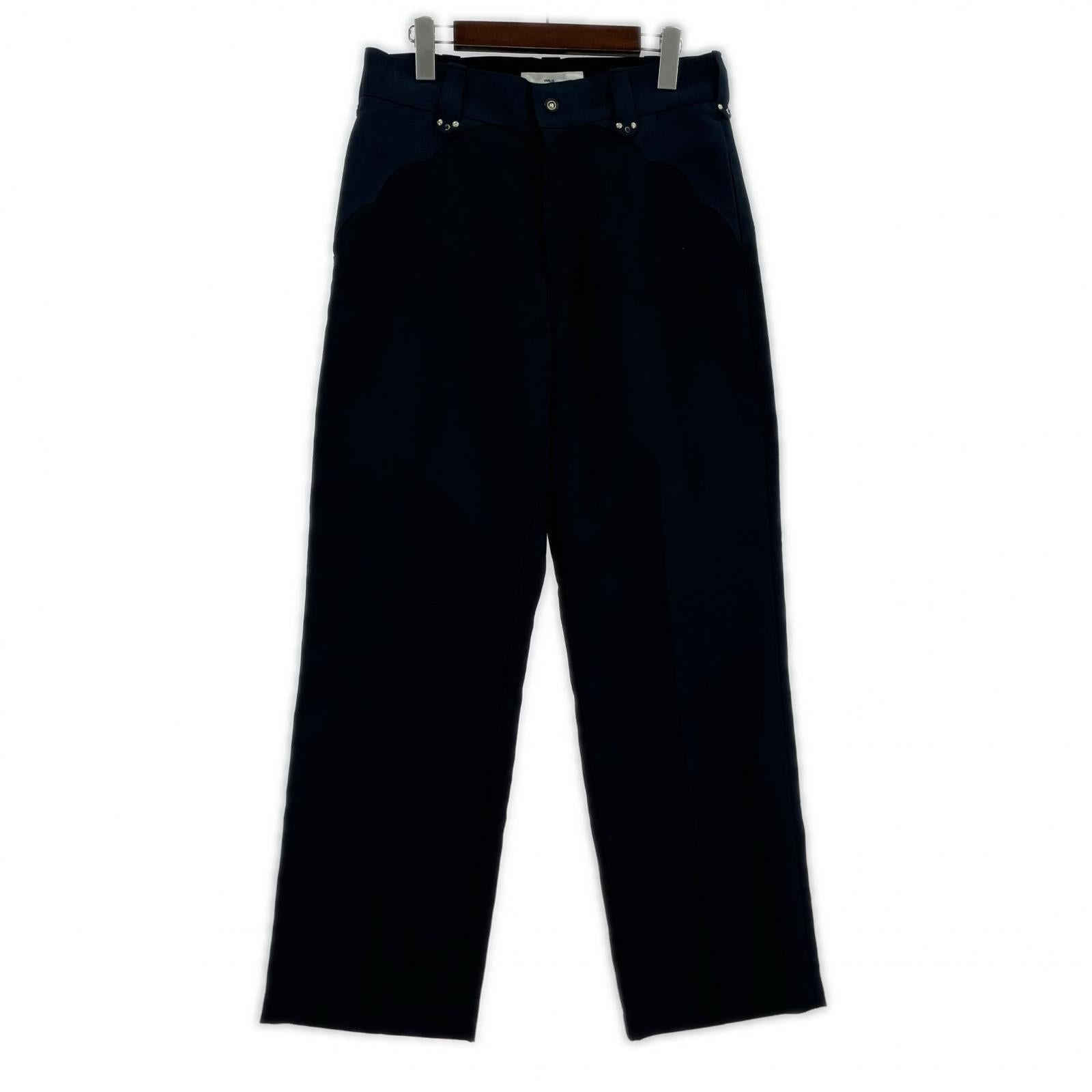パンツ 21SS ウェスタンパンツ ネイビー size44 44 ネイビー