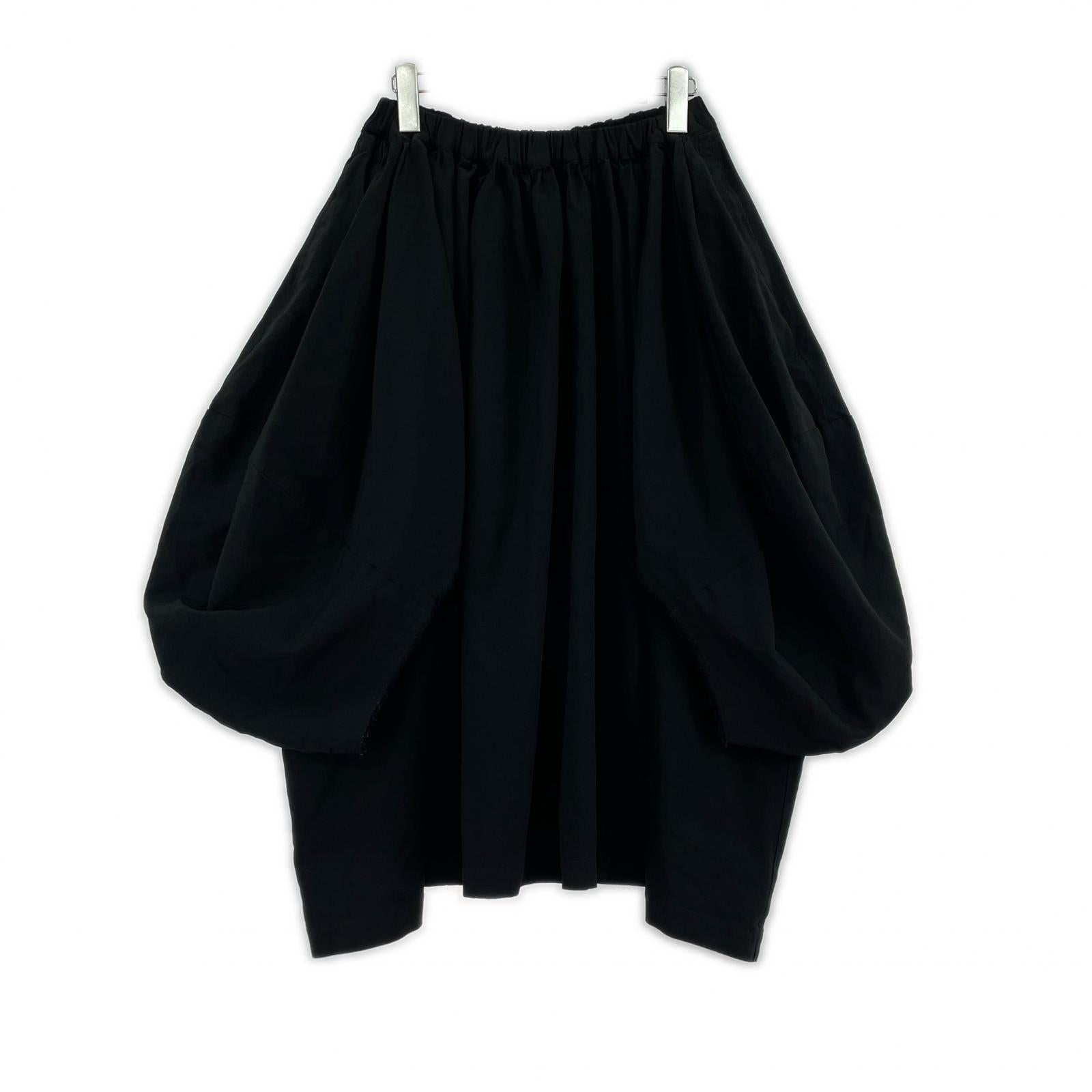パンツ MODEL20SS/変形スカート/ブラック S ブラック