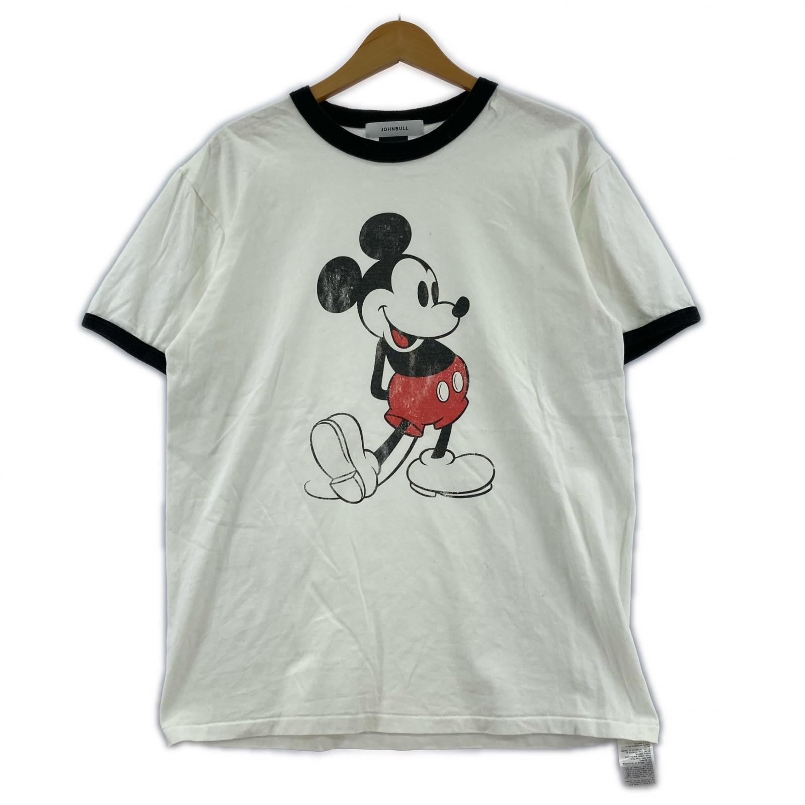 半袖Ｔシャツ johnbull MICKEY MOUSE M ホワイト