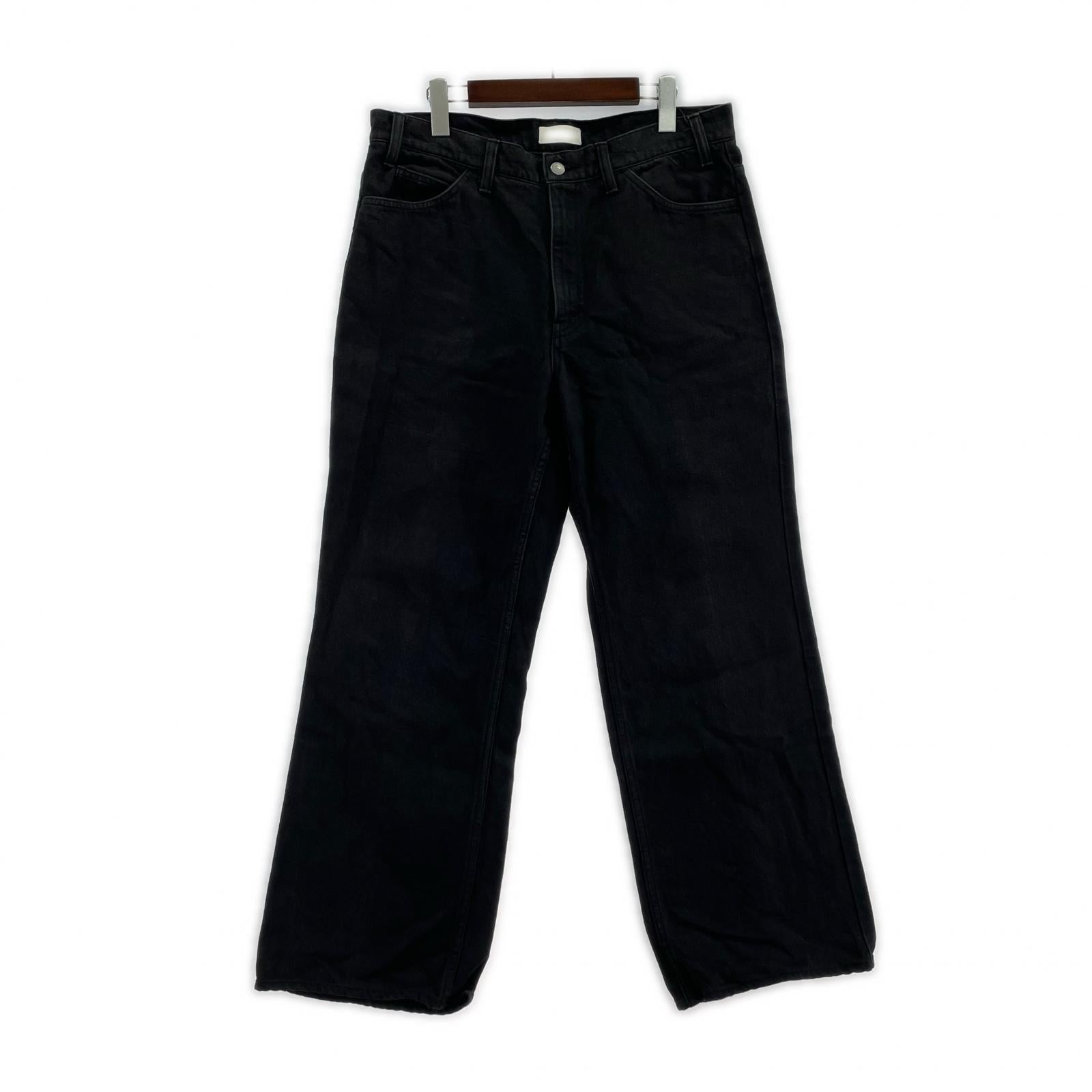 デニムパンツ DAYDREAM Flare Cleats 5 Pocket Pants ブラックデニムパンツ D2024012 (L) L ブラック