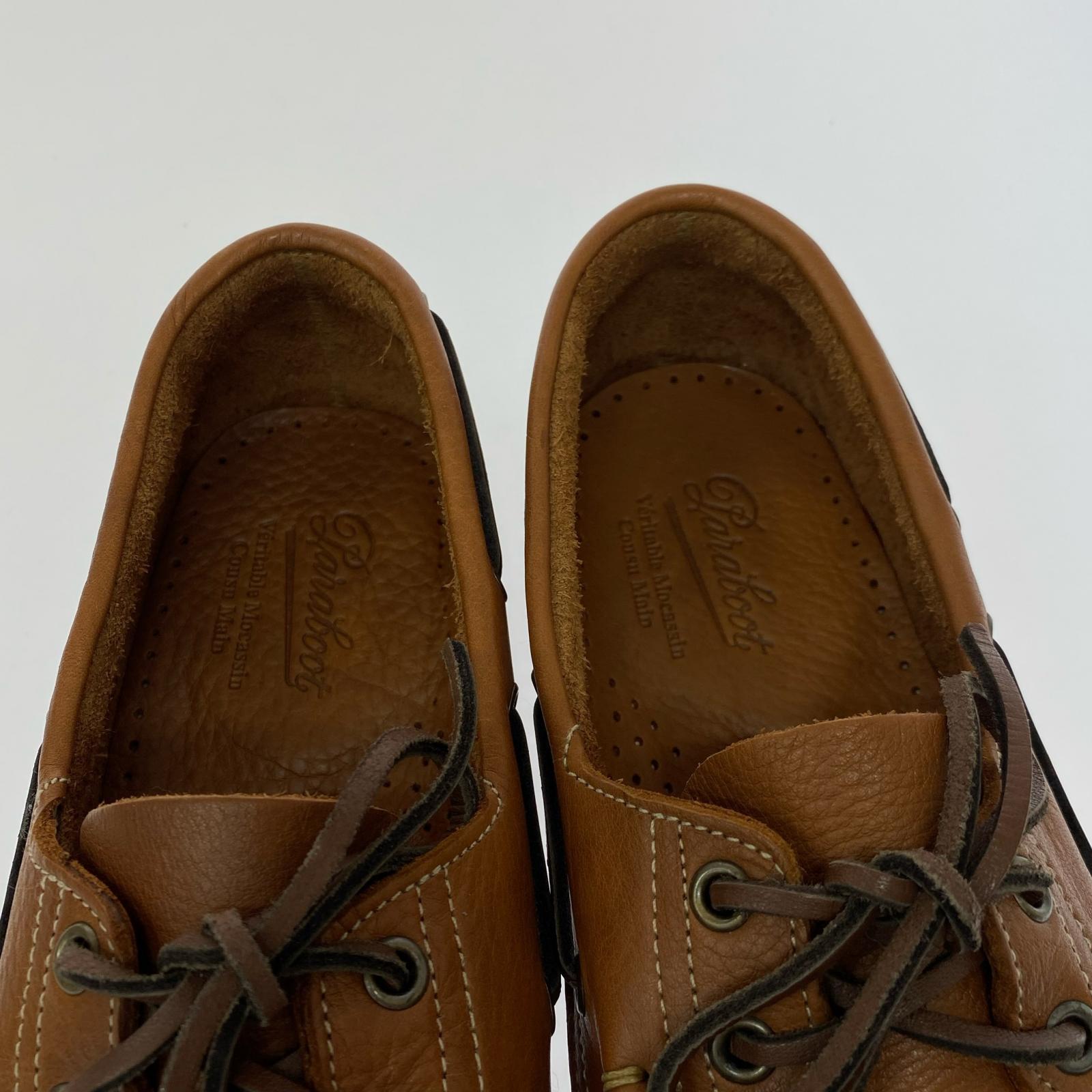 シューズ BARTH/MARINE デッキシューズ(6.5) ブラウン