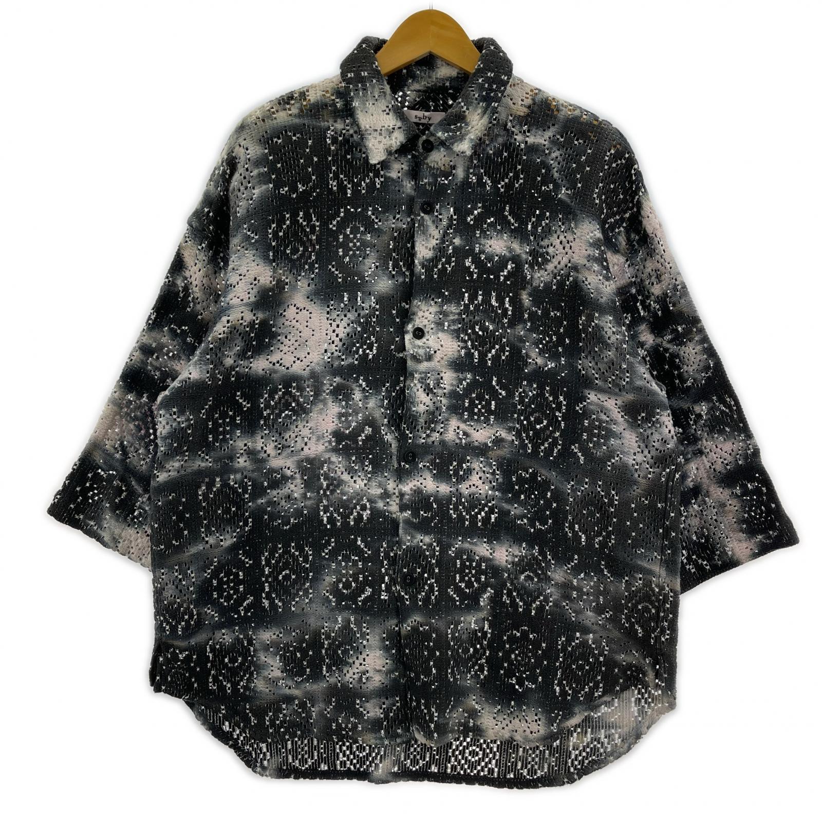 長袖シャツ Saby CLOCHETTE KNIT SHIRTS Tie Dye SS-61207 (M) M