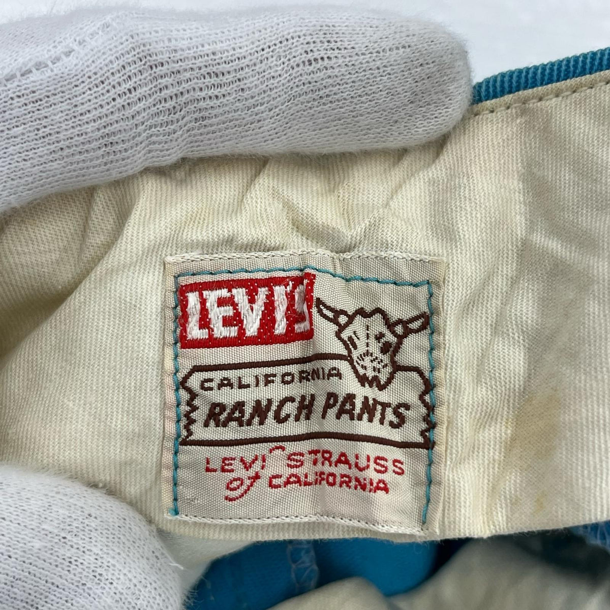パンツ 水色 RANCH PANTS