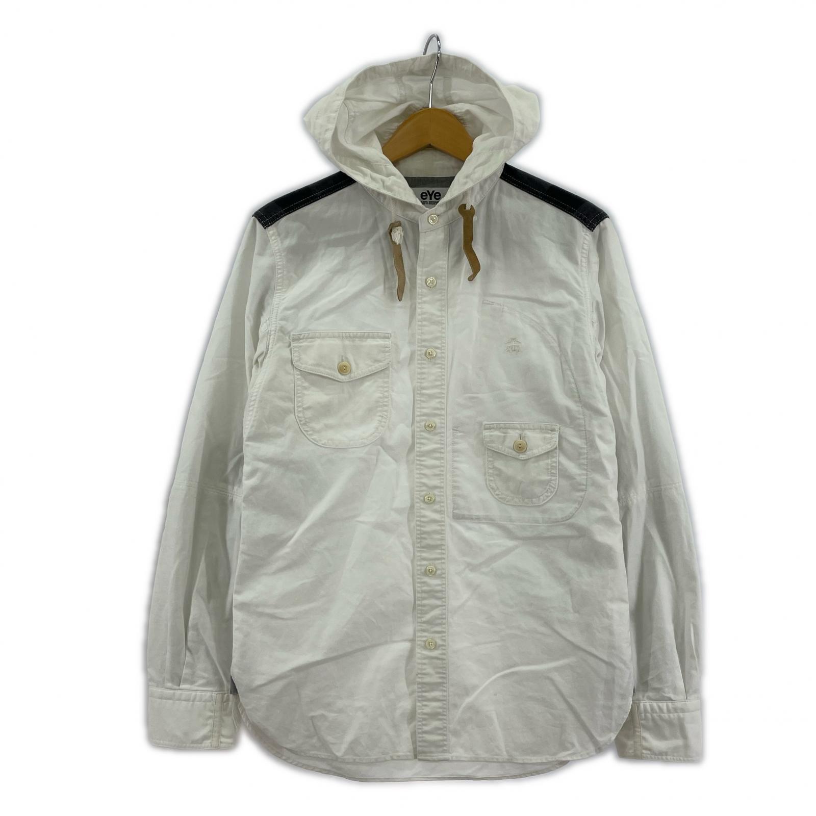 長袖シャツ ×Brooks Brothers フードオックスフォードシャツ S ホワイト