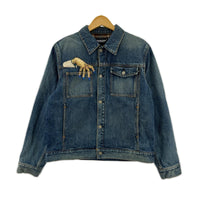 ダウンジャケット 23AW　HAND DENIM JACKET 2 ブルー