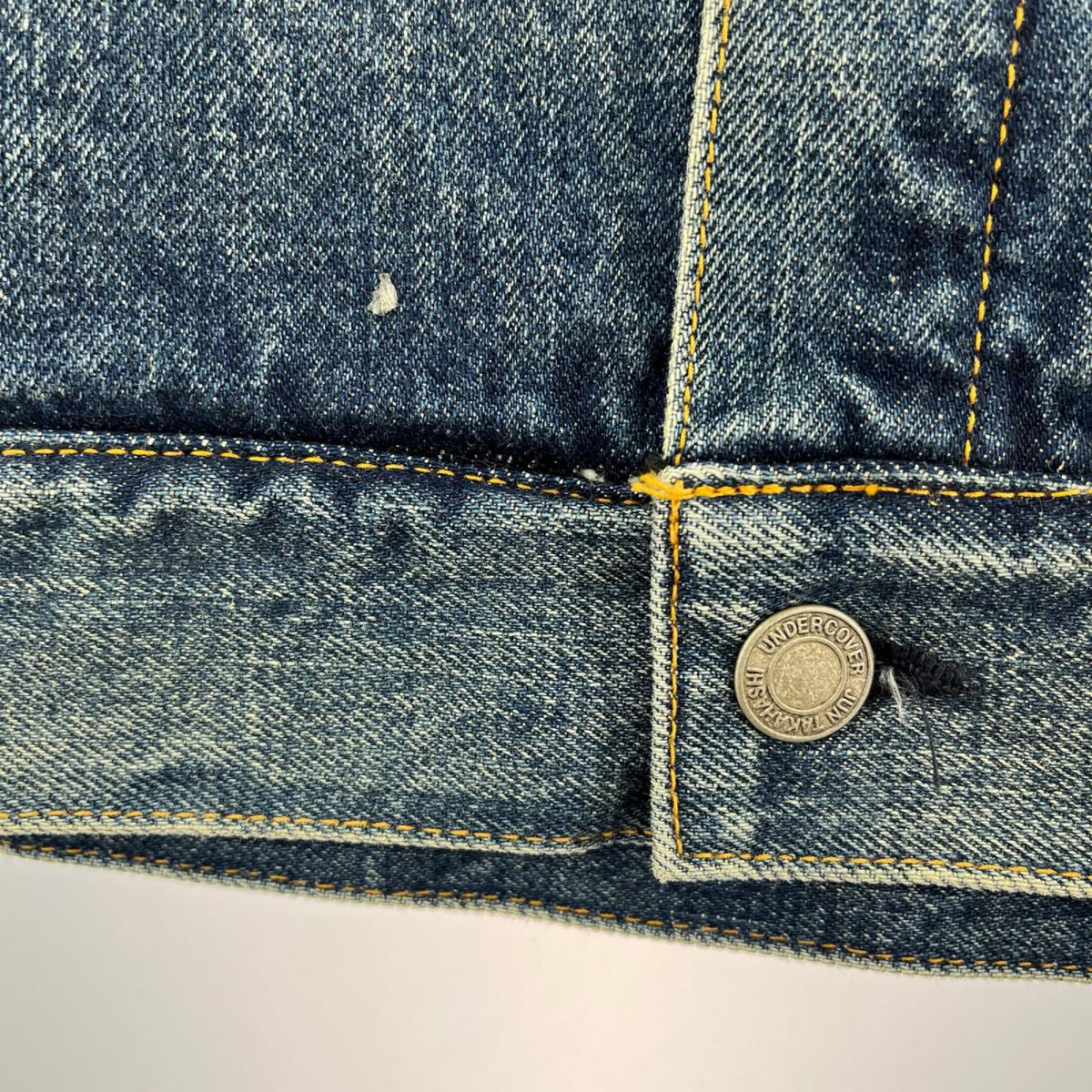 ダウンジャケット 23AW　HAND DENIM JACKET 2 ブルー