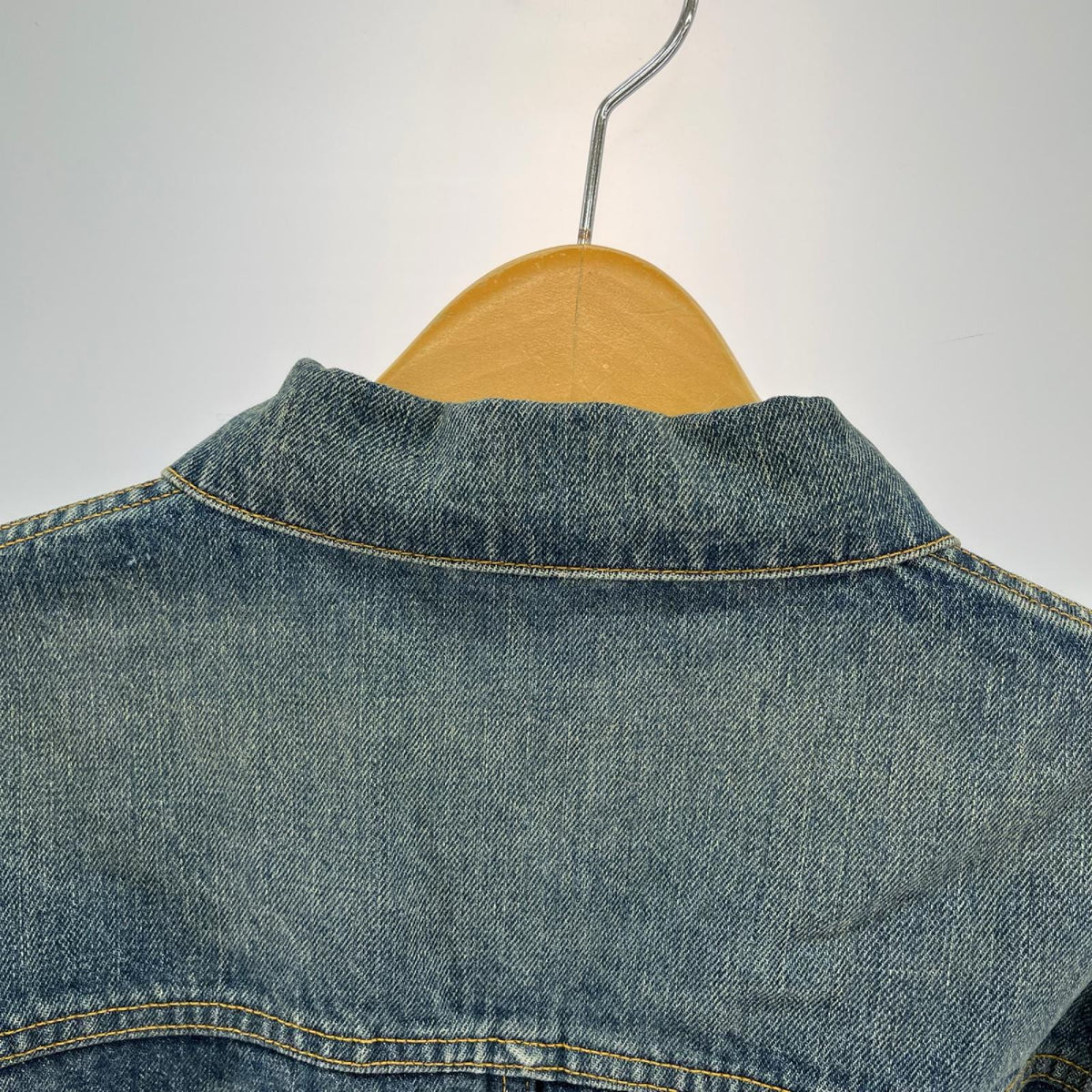 ダウンジャケット 23AW　HAND DENIM JACKET 2 ブルー