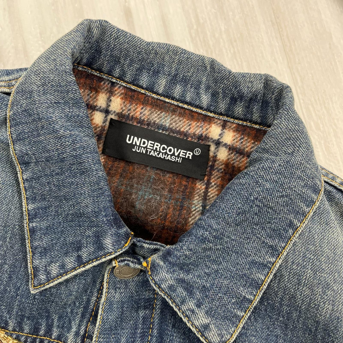 ダウンジャケット 23AW　HAND DENIM JACKET 2 ブルー