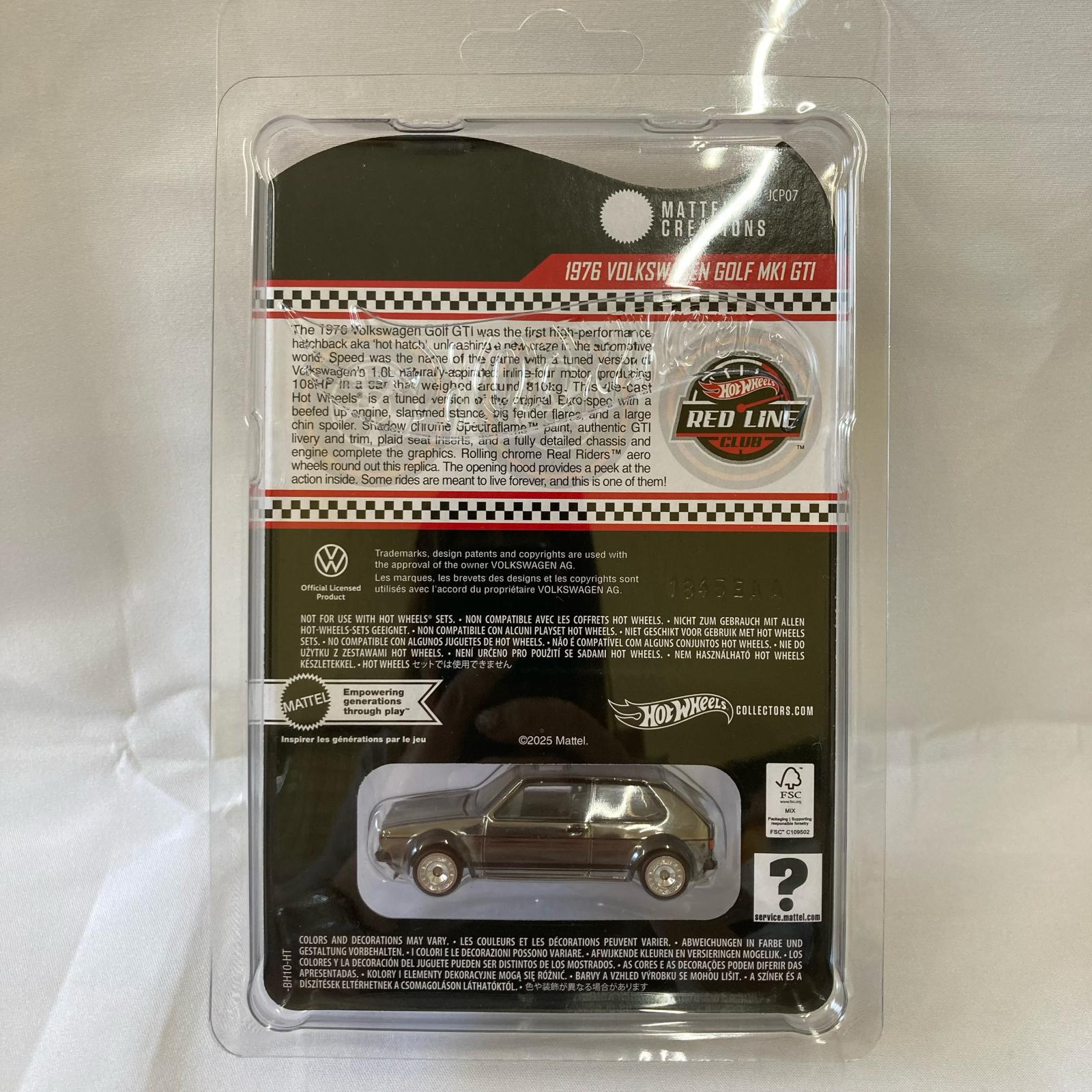 HW RLC VW ゴルフ　シルバークローム ミニカーその他