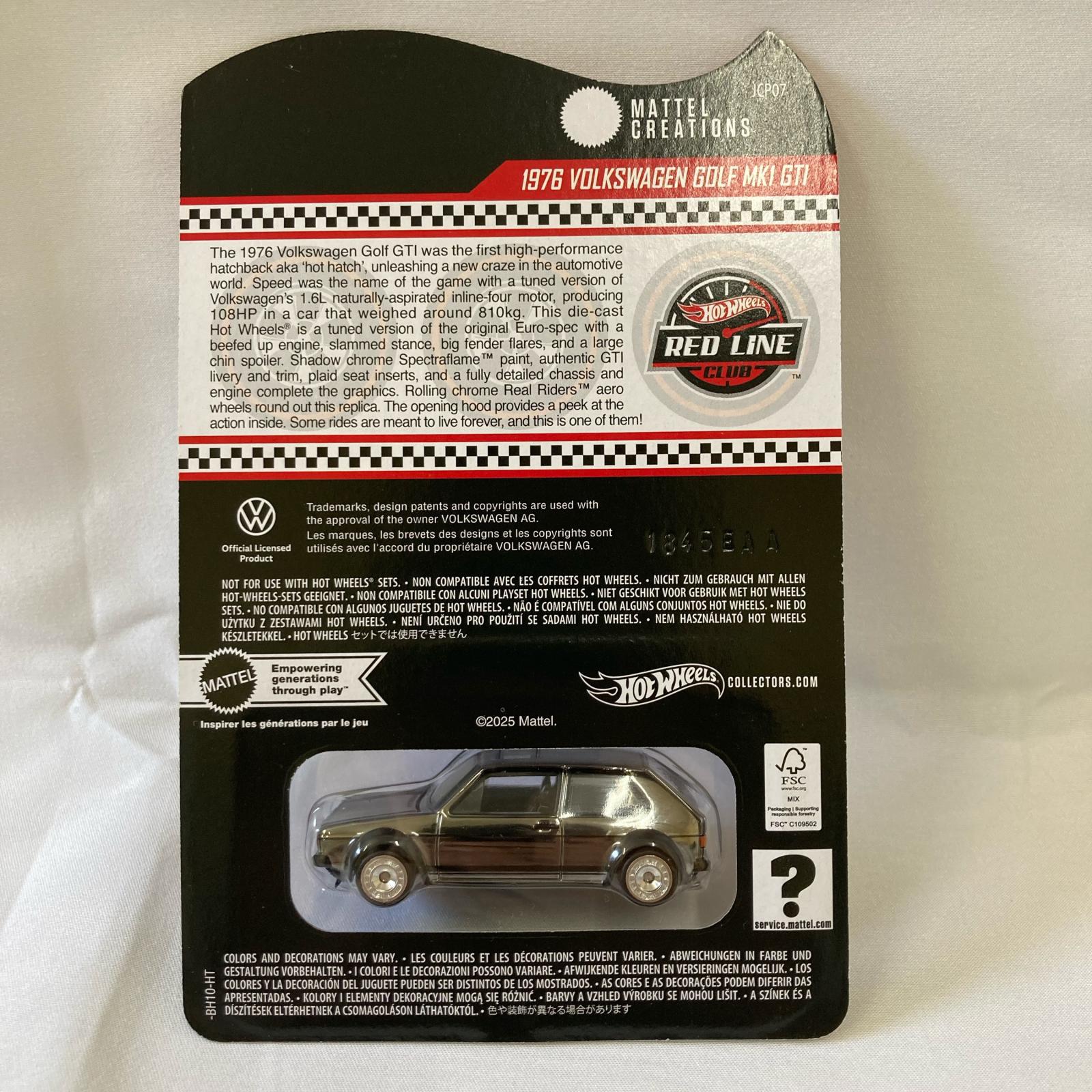 HW RLC VW ゴルフ　シルバークローム ミニカーその他