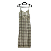 ワンピース NOUNLESS SHEER CHECK LONG CAMISOLE 1