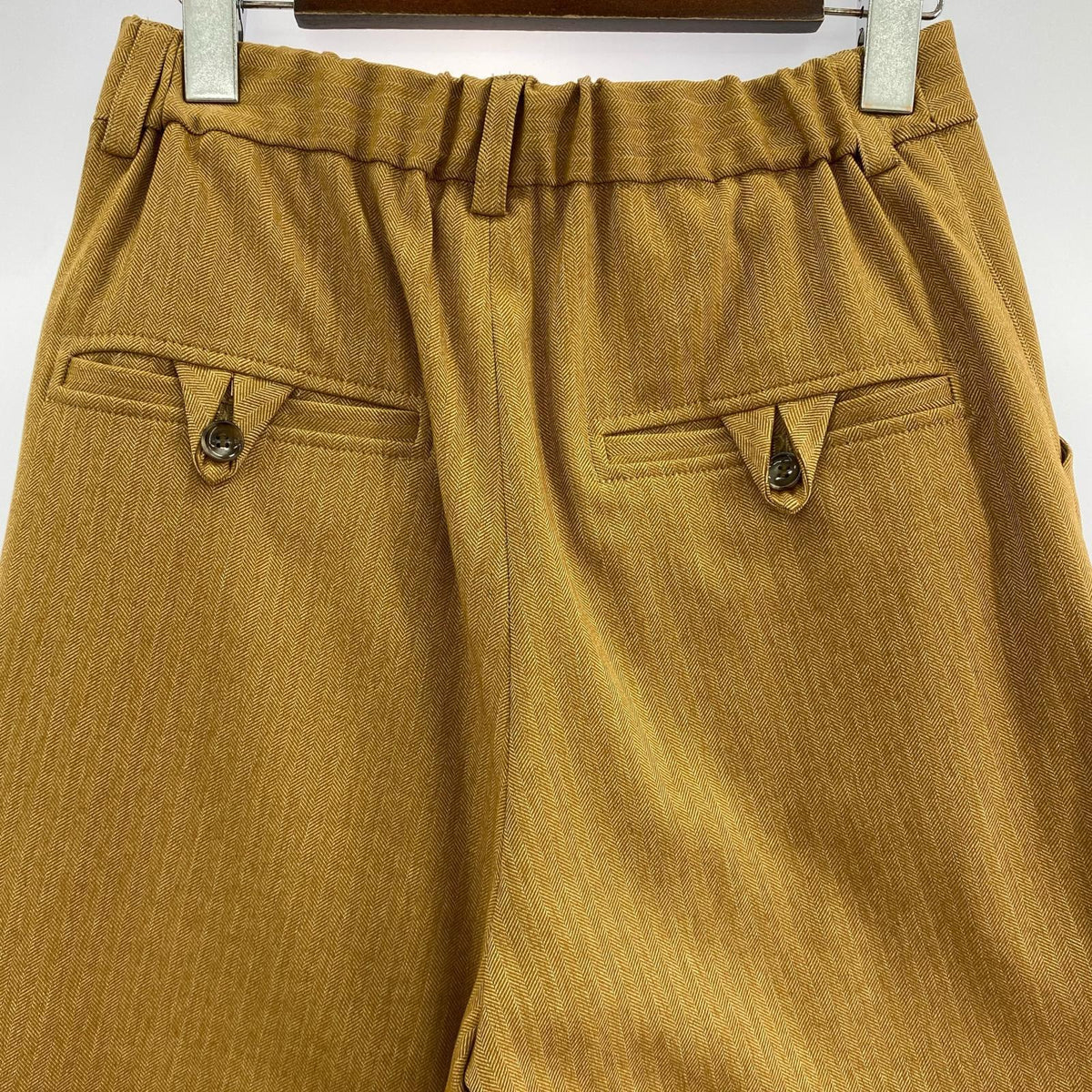 パンツ nounless RETRO ROUND SLIT PANTS 2 ブラウン