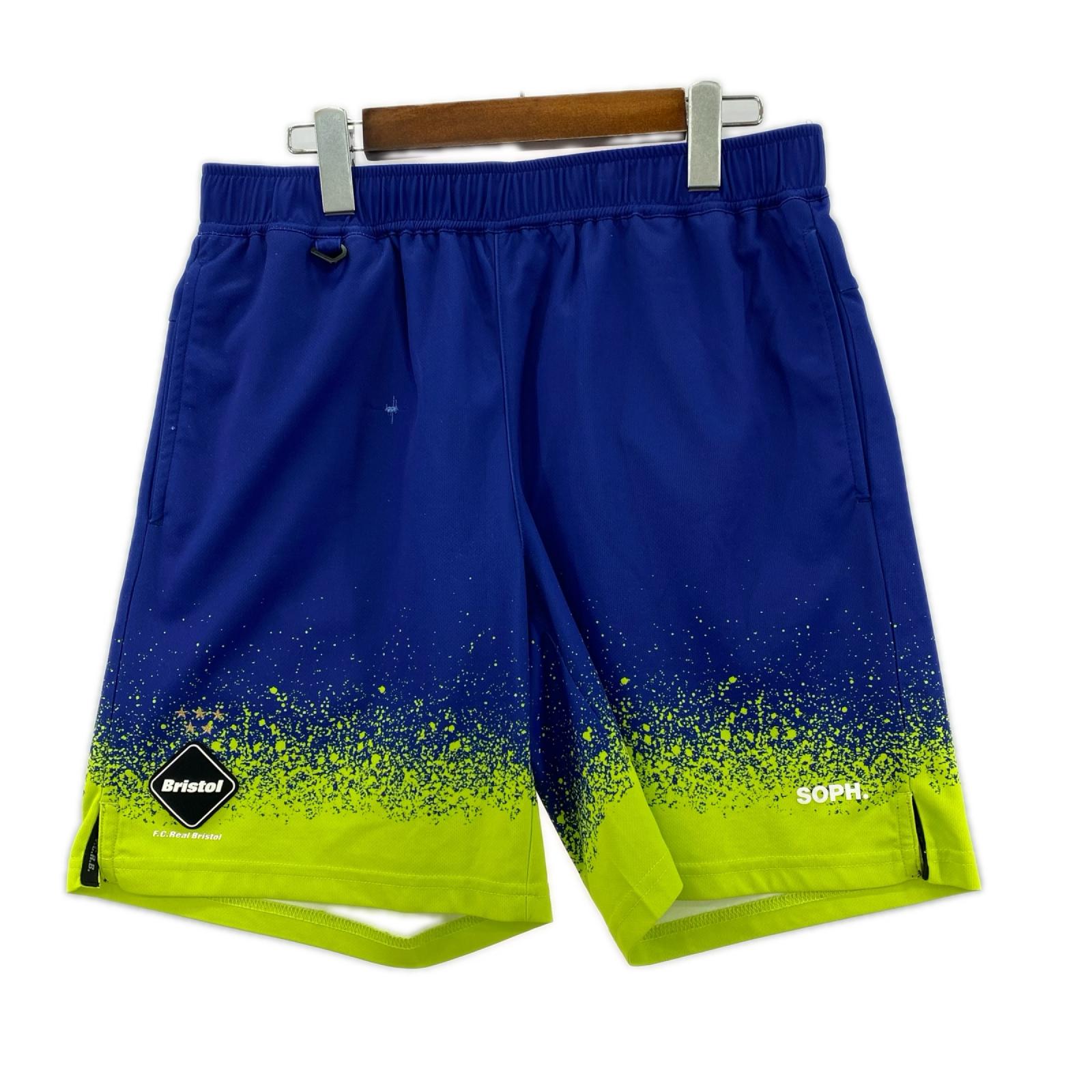 ショートパンツ F.C.R.B. SPLASH S/S SHORTS ﾄﾚｰﾆﾝｸﾞｼｮｰﾂ FCRB-200040 青 (M) M ブルー