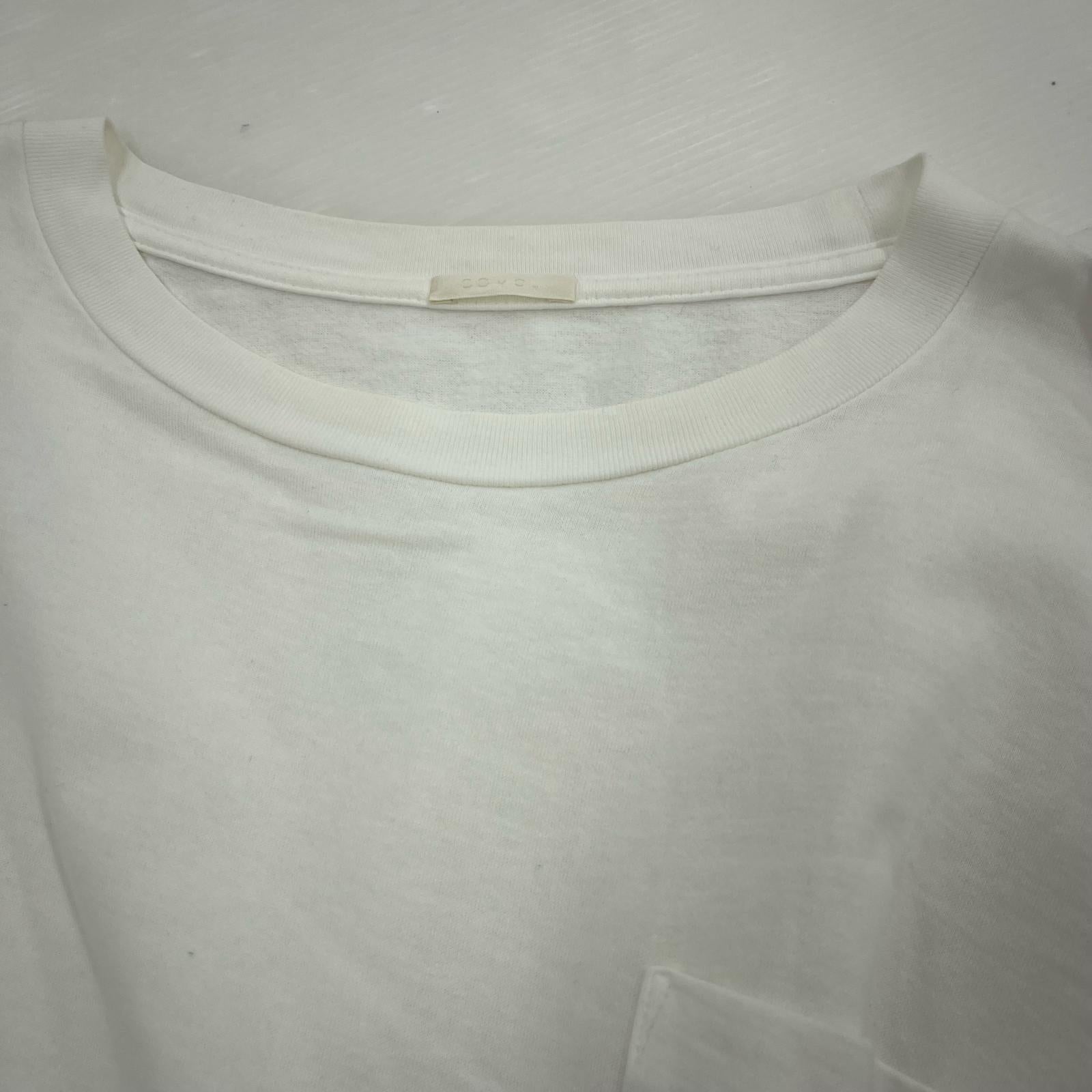 長袖Ｔシャツ 裏起毛 白 ホワイト