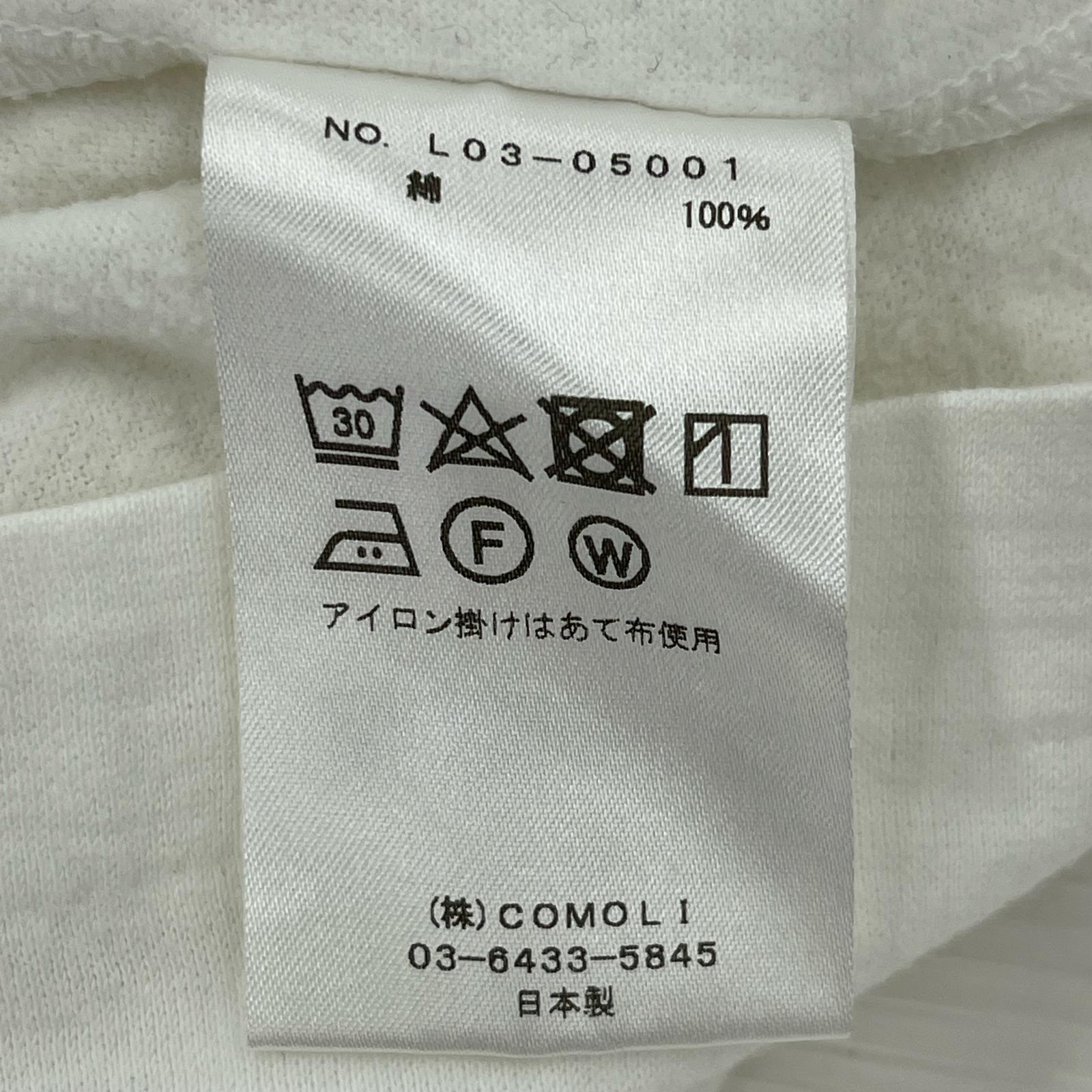 長袖Ｔシャツ 裏起毛 白 ホワイト