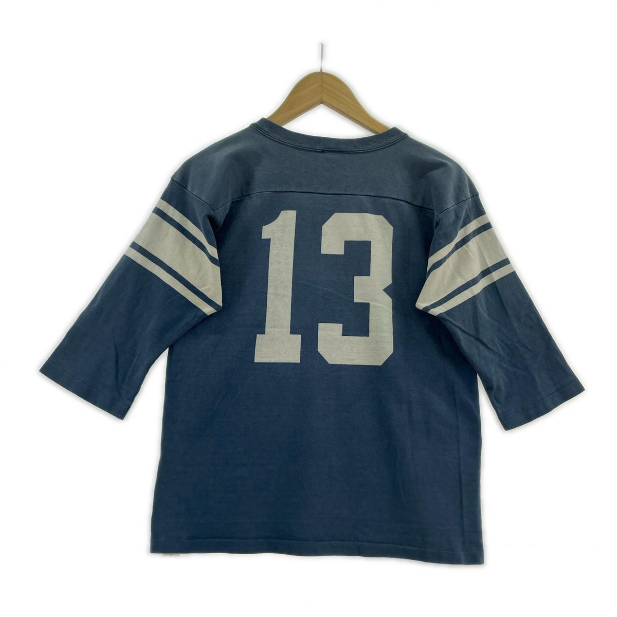 長袖Ｔシャツ ﾊﾞｰﾀｸﾞ復刻 ﾌｯﾄﾎﾞｰﾙTee S S ブルー