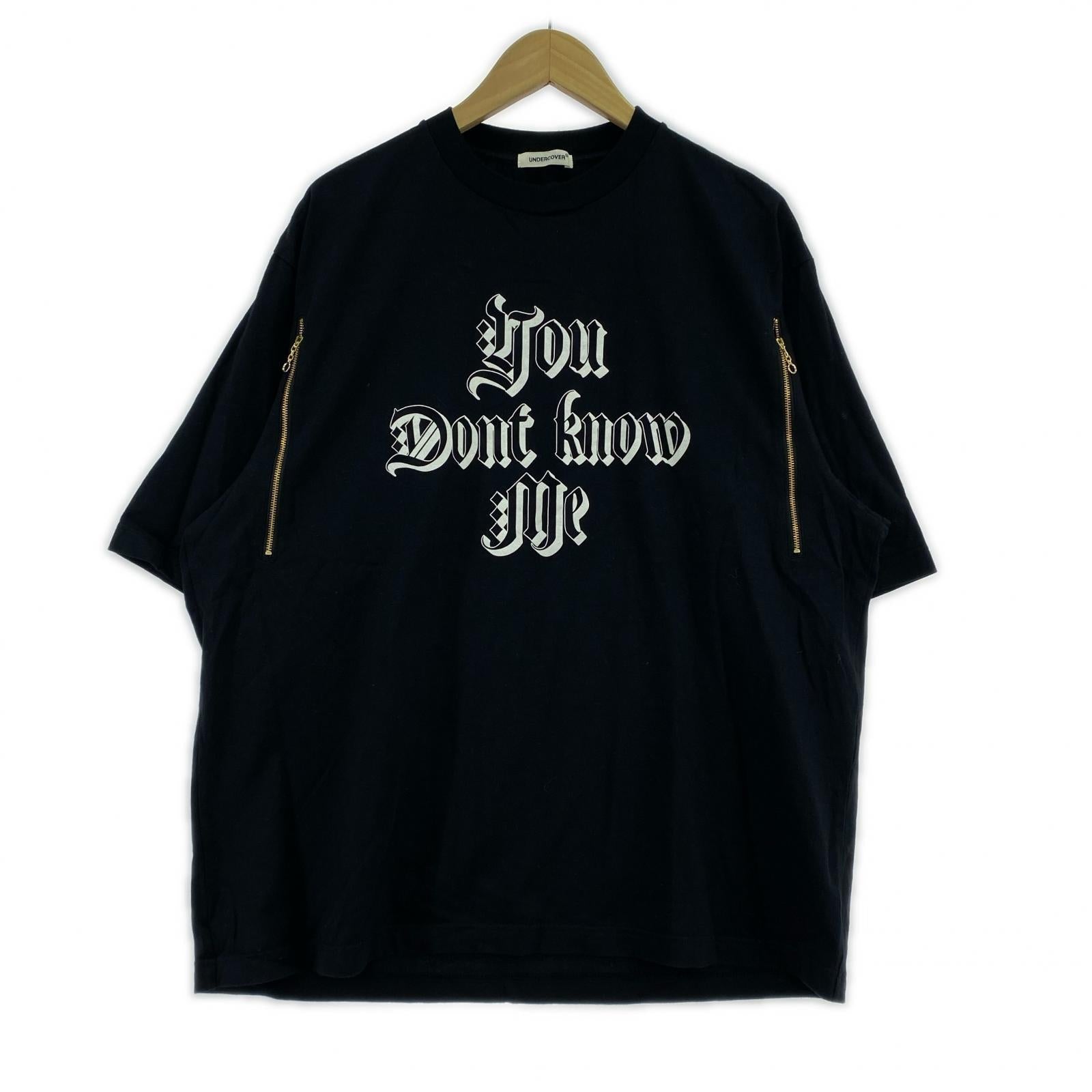 半袖Ｔシャツ UNDERCOVER 25SS You Don't Know Me T-Shirt 2 ブラック 2 ブラック