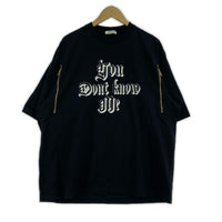 半袖Ｔシャツ UNDERCOVER 25SS You Don't Know Me T-Shirt 2 ブラック 2 ブラック