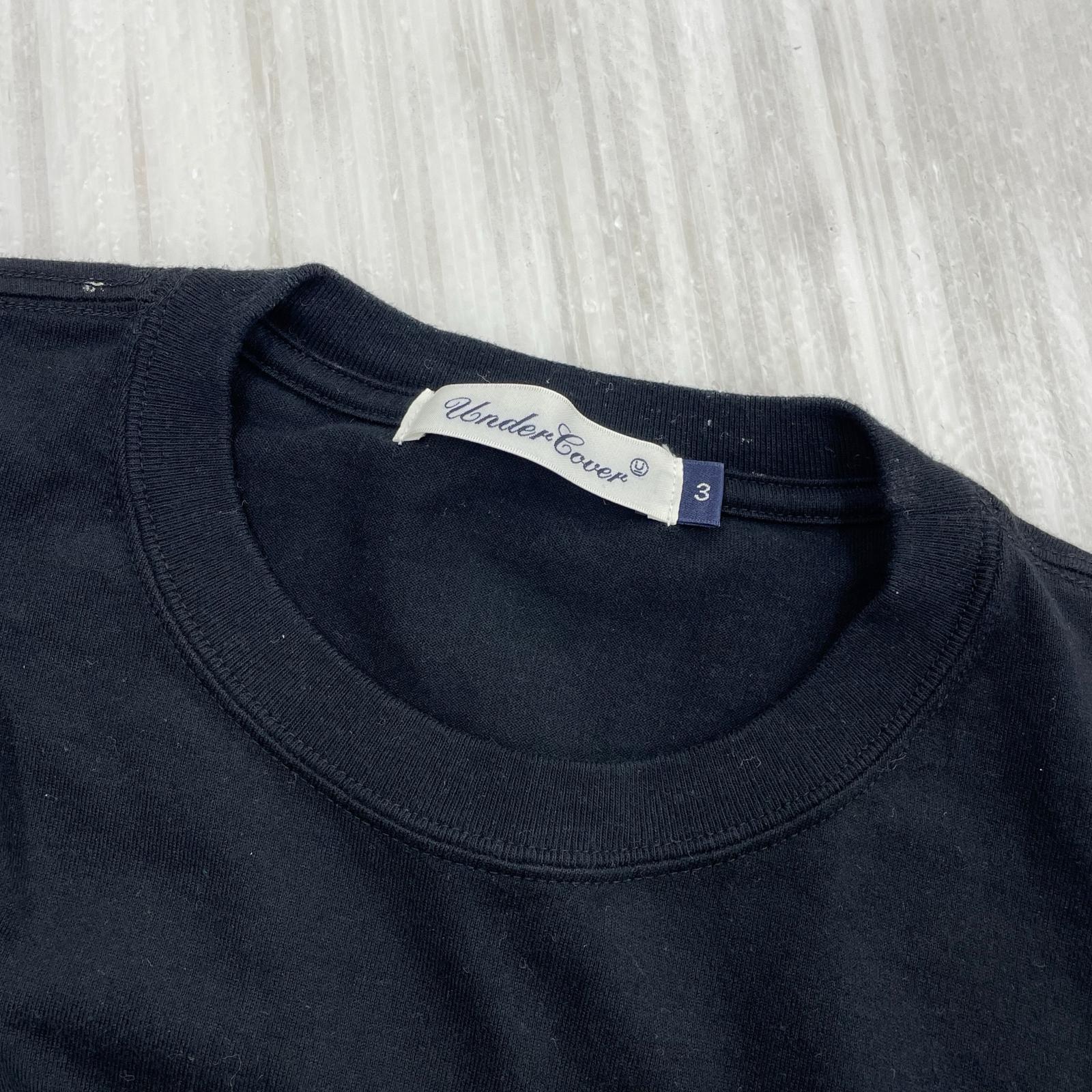 半袖Ｔシャツ UNDERCOVER 25SS TEE burn プリントTee 3 ブラック 3 ブラック