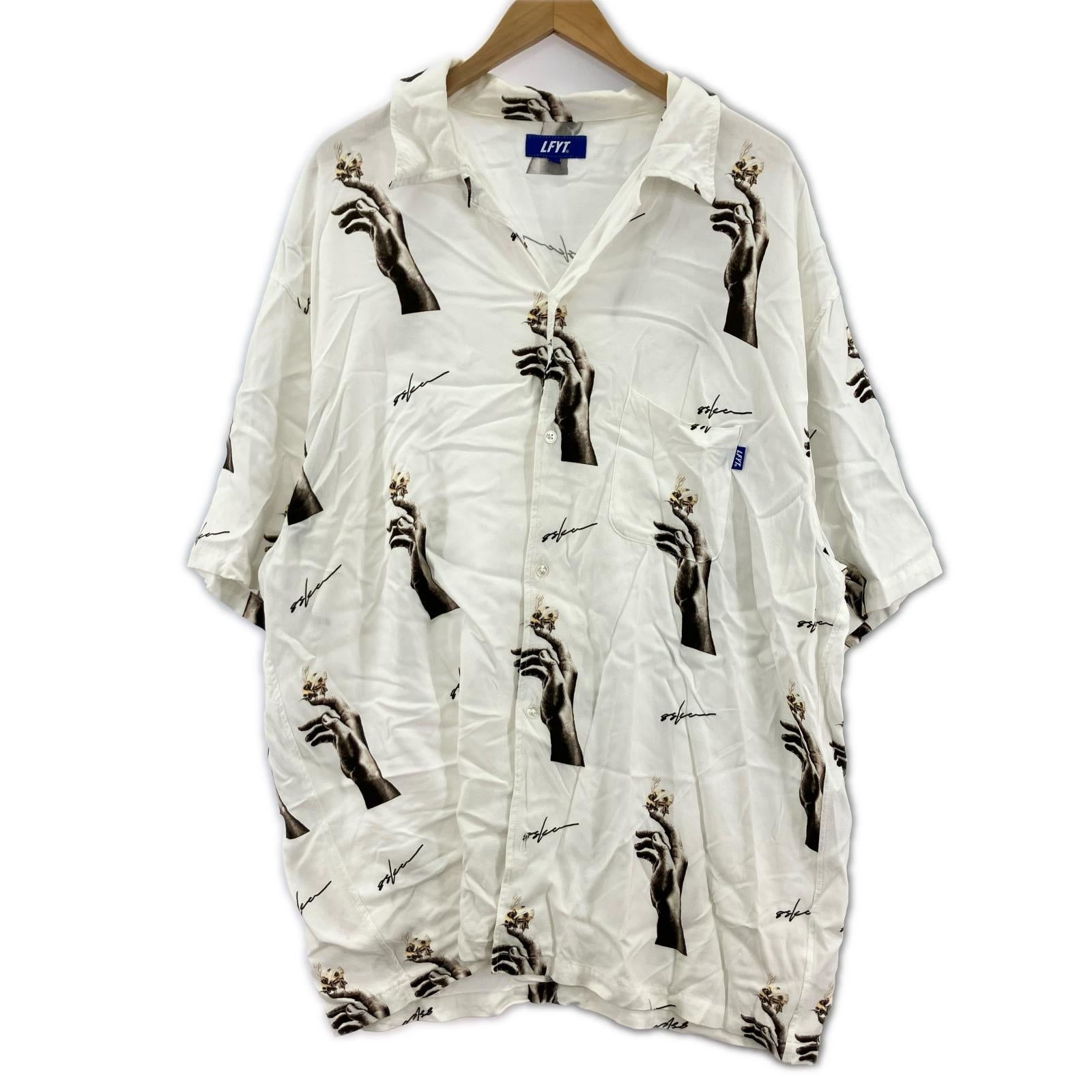 半袖シャツ Lafayette S/Sレーヨンシャツ XXL ホワイト
