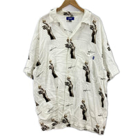 半袖シャツ Lafayette S/Sレーヨンシャツ XXL ホワイト