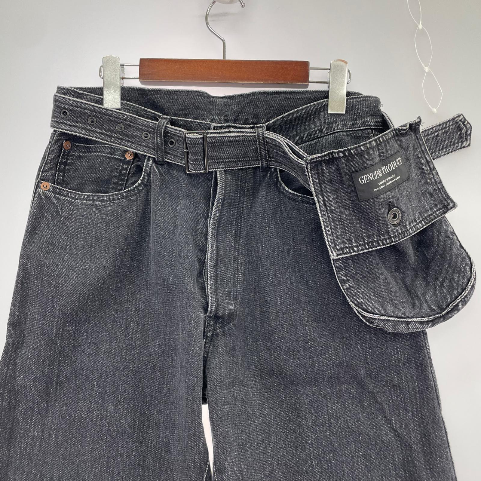 デニムパンツ ブラックデニム 2 2 ブラック