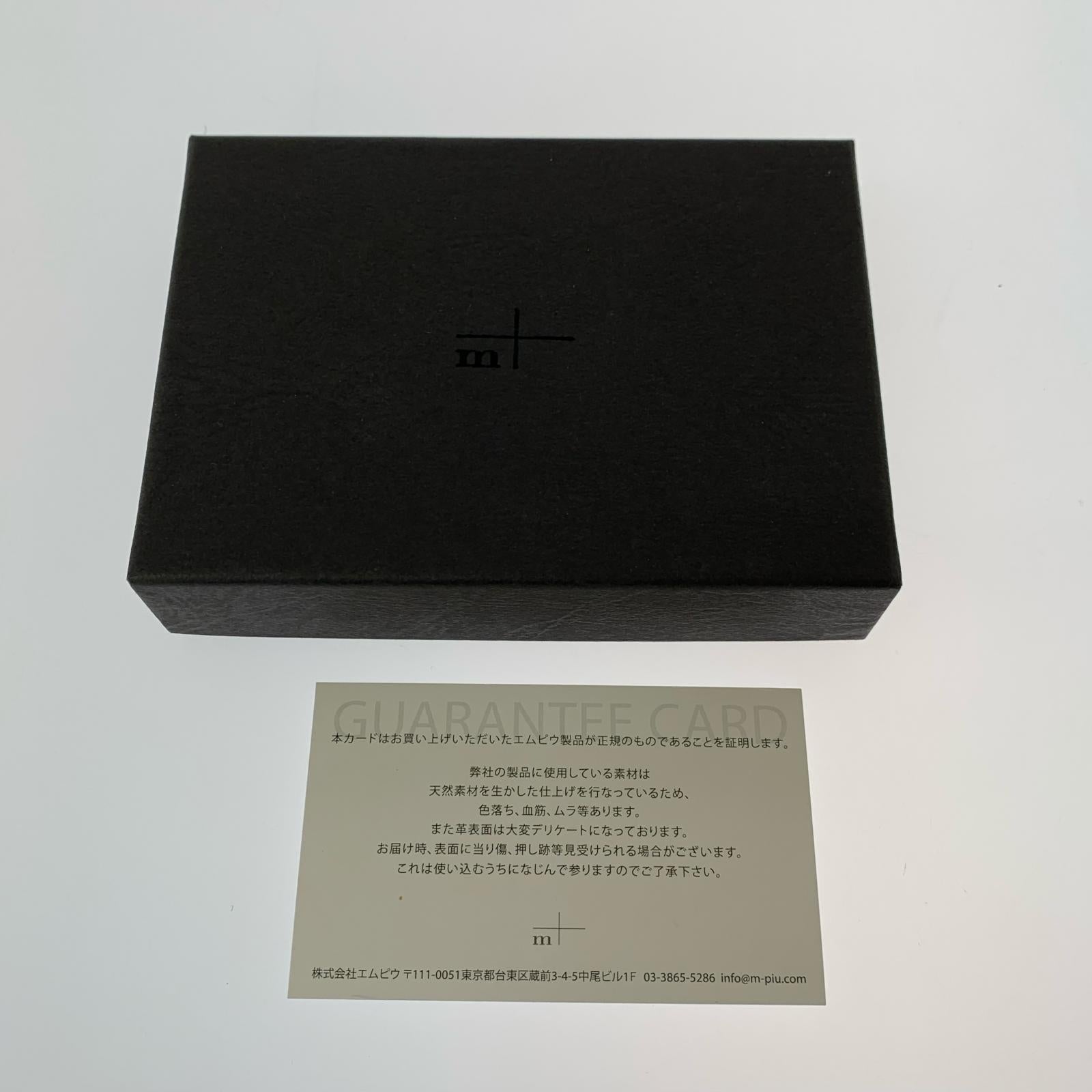 コンパクトウォレット m+ エムピウ 折りたたみ財布 赤 レッド