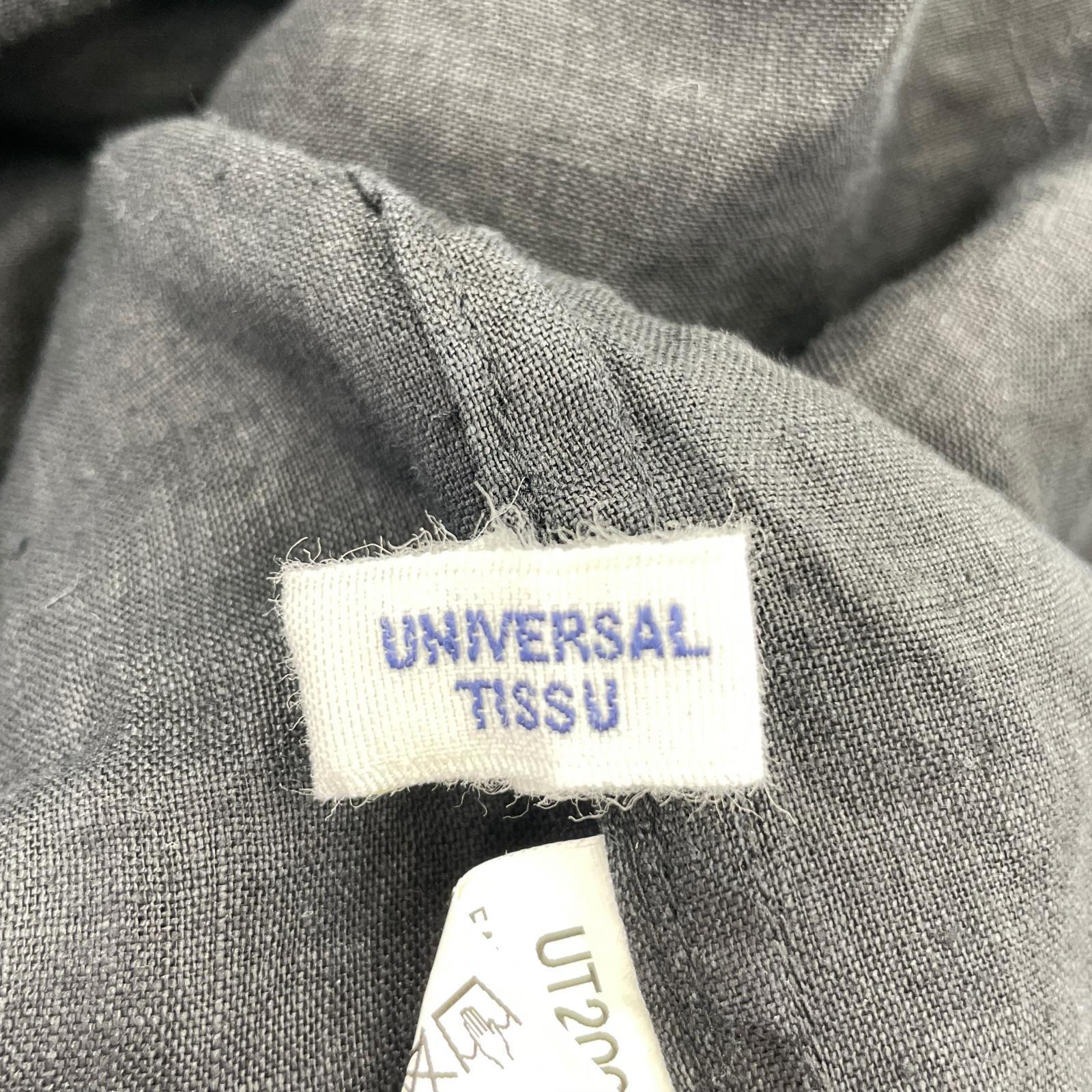 ワンピース universal tissu リネンワンピース BLK ブラック