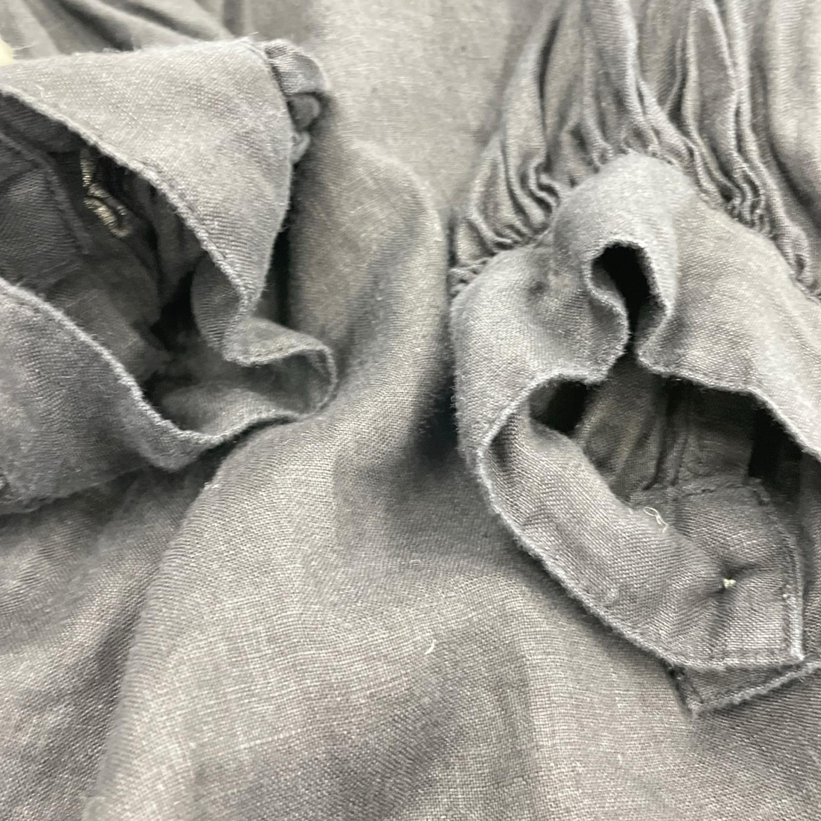 ワンピース universal tissu リネンワンピース BLK ブラック